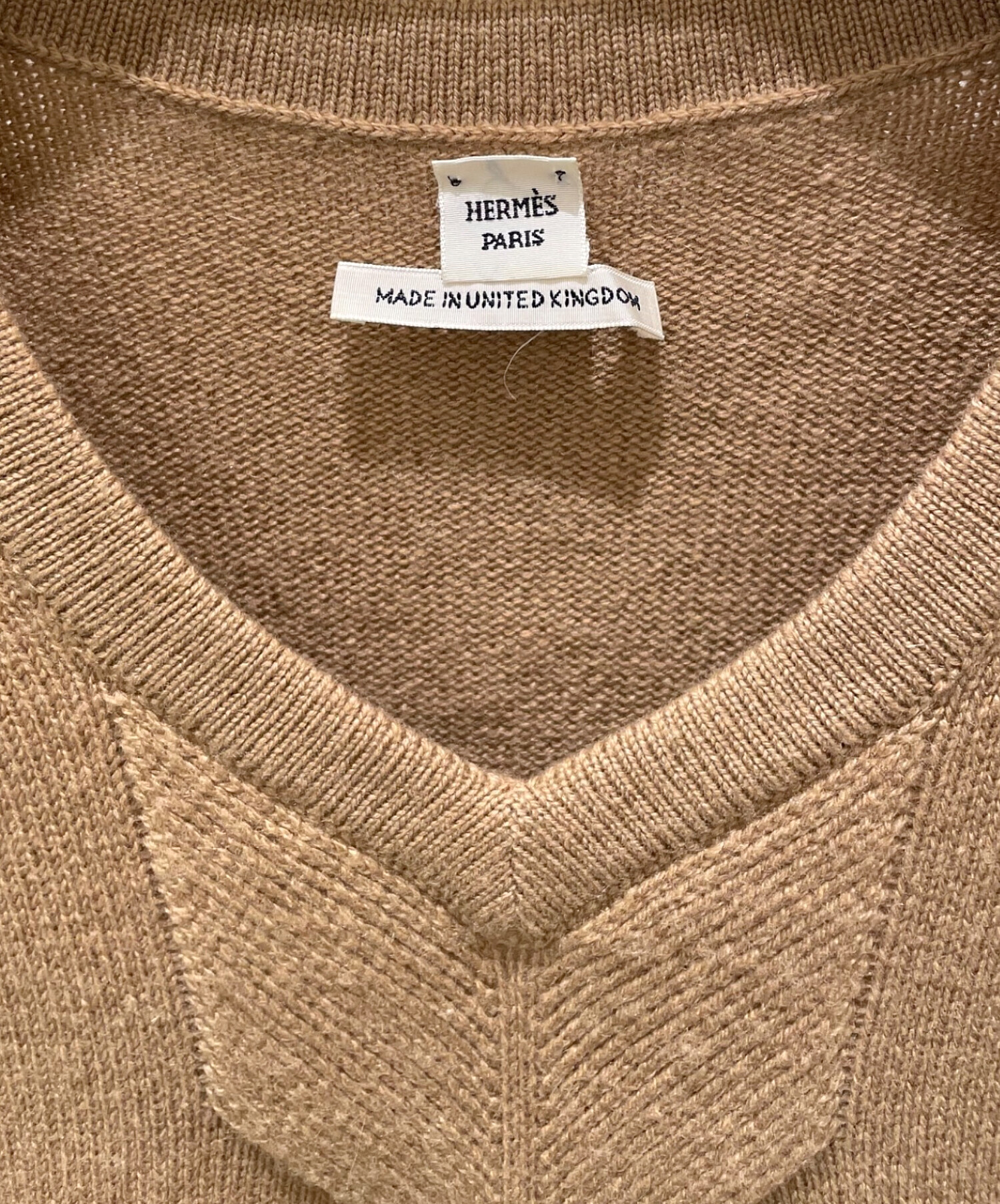 中古・古着通販】HERMES (エルメス) Hロゴ金具カシミヤニット