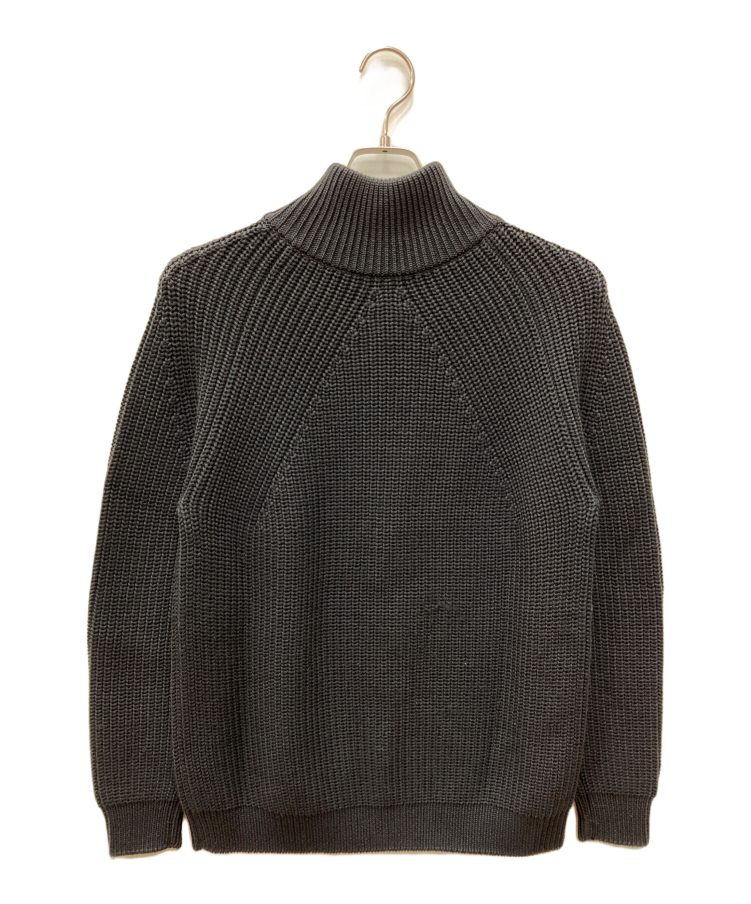 中古・古着通販】BATONER (バトナ―) SIGNATURE DRIVERS KNIT ブラック 