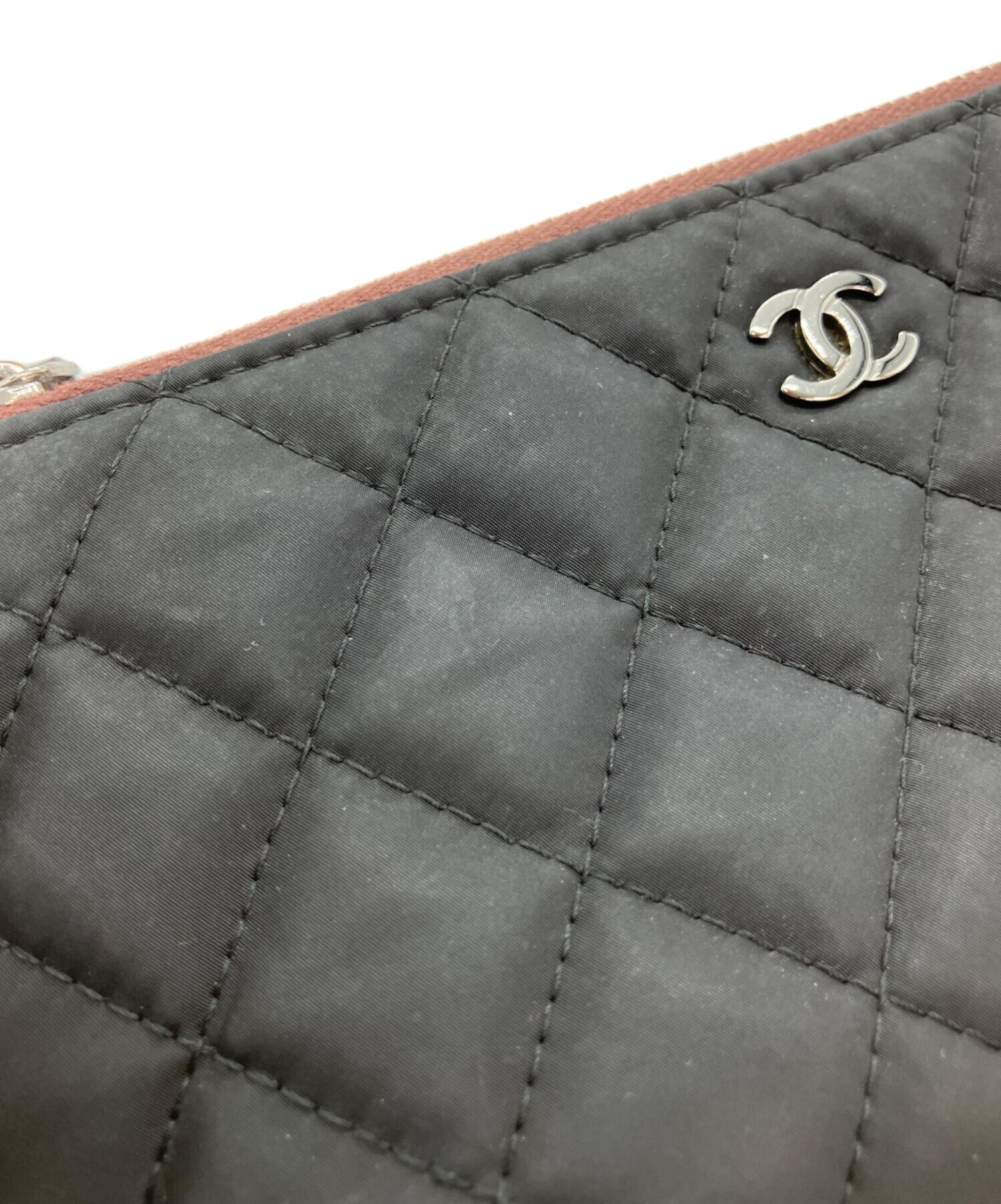 中古・古着通販】CHANEL (シャネル) コスメポーチ ブラック｜ブランド