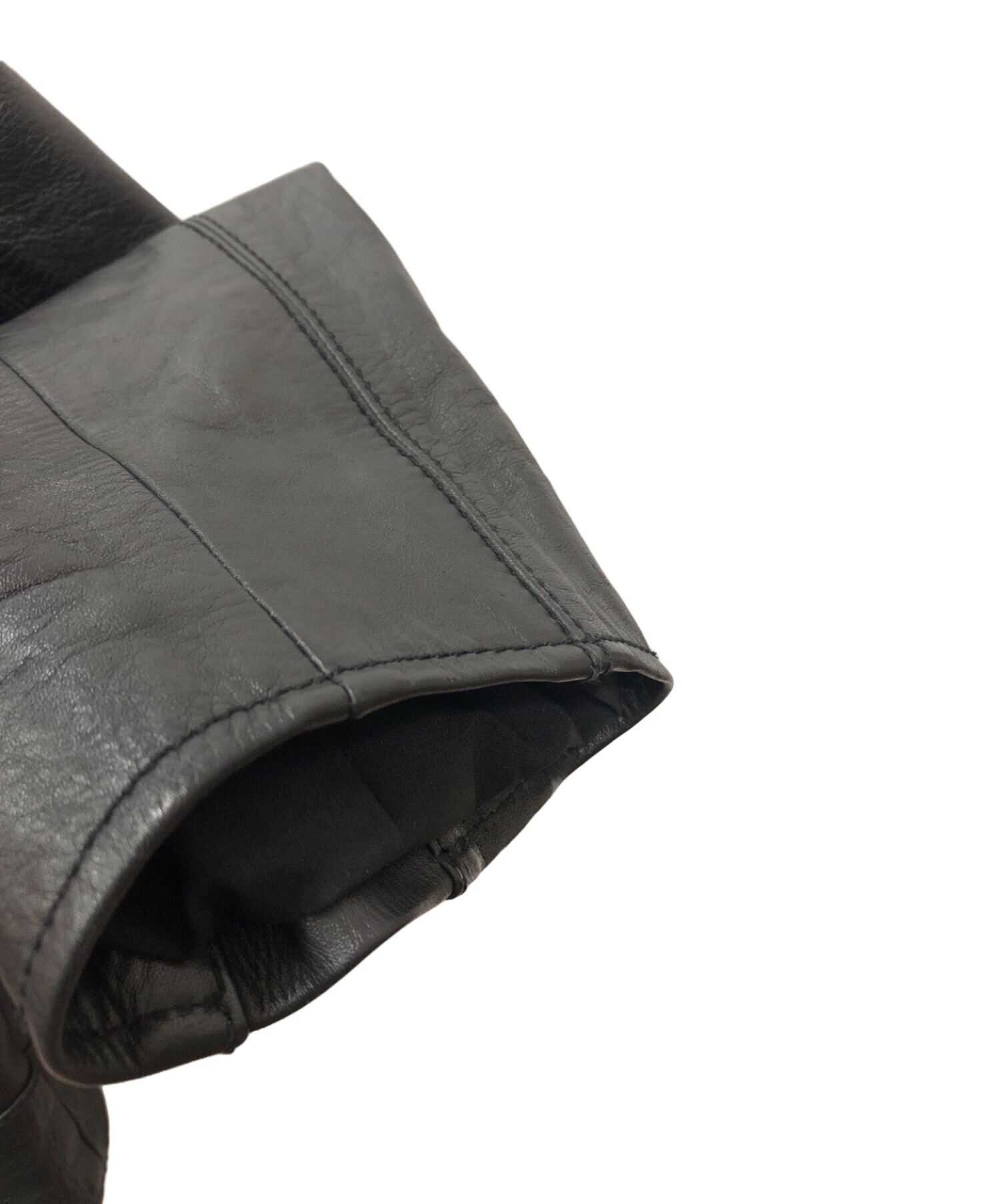 中古・古着通販】ZARA (ザラ) レザージャケット ボクシーフィット