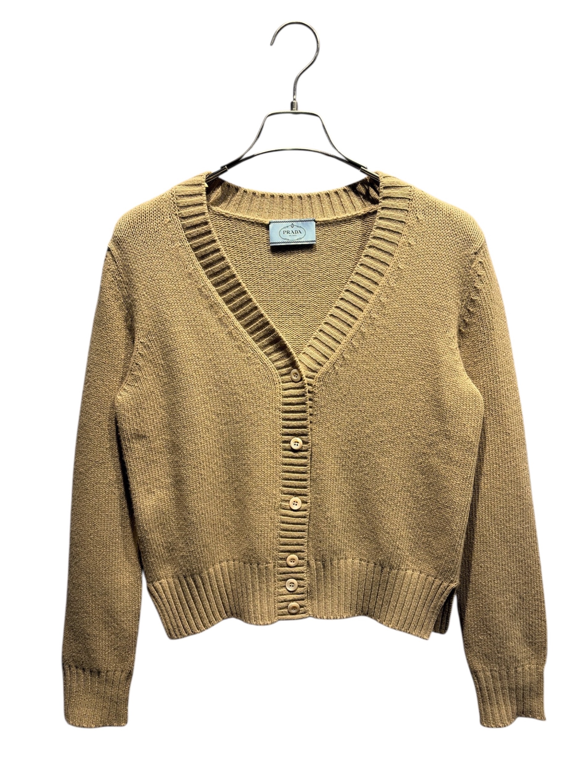 中古・古着通販】PRADA (プラダ) ウールカシミヤVネックカーディガン