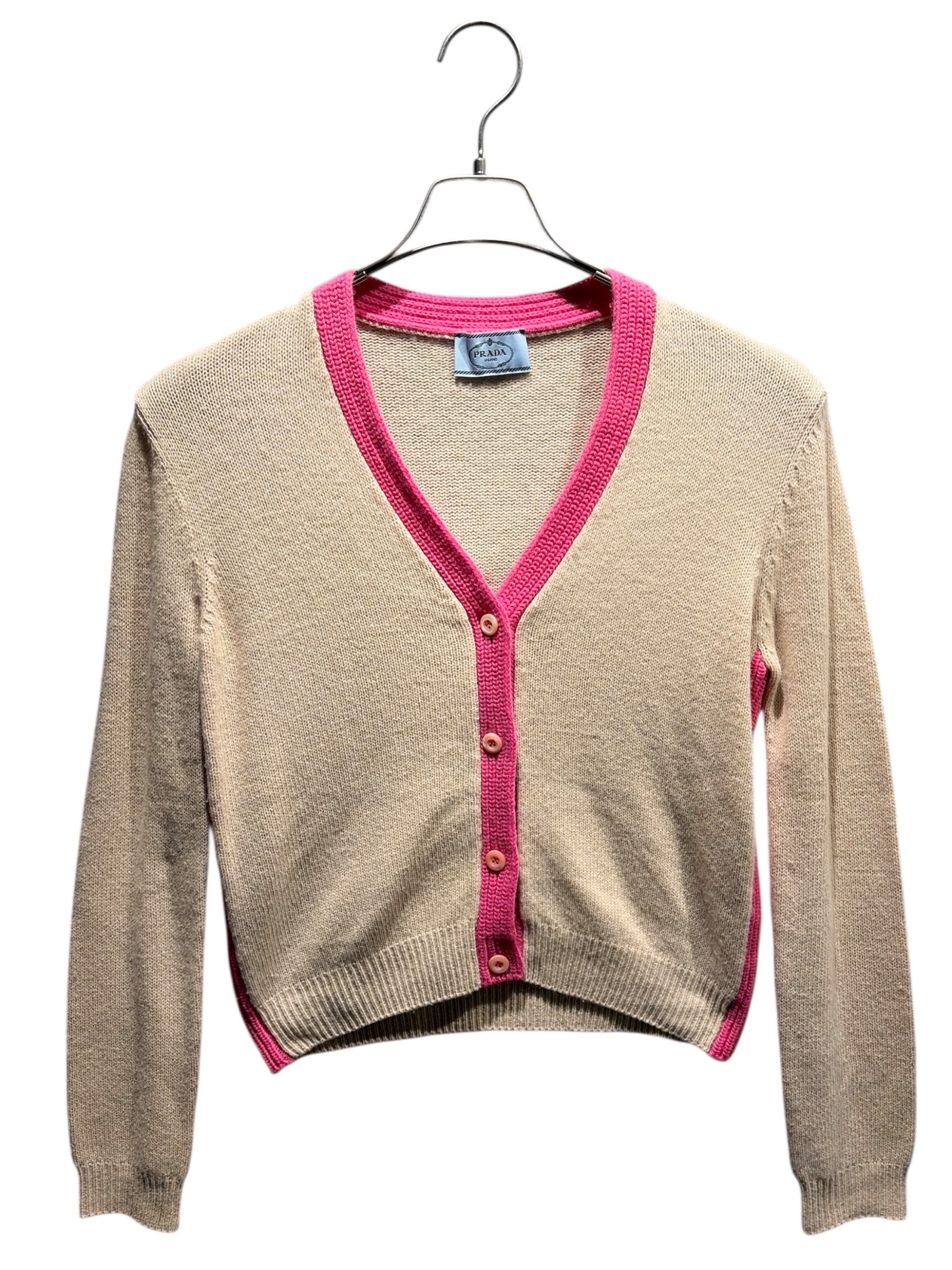 中古・古着通販】PRADA (プラダ) ウールカシミヤVネックカーディガン