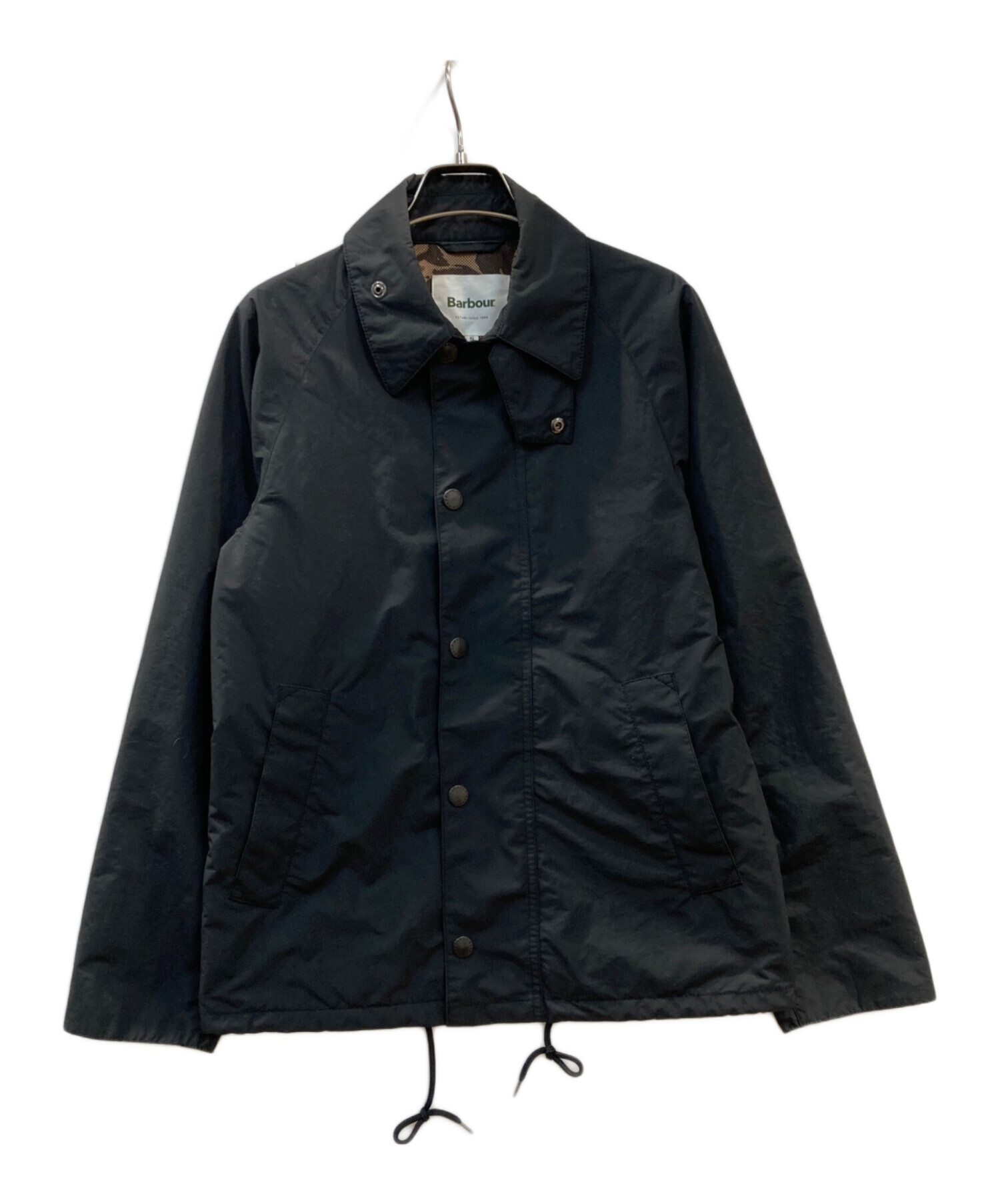 Barbour トラッパー black 新品・未使用 Msize 中古・古着通販】Barbour (バブアー) NEW TRANSPORT JACKET ブラック