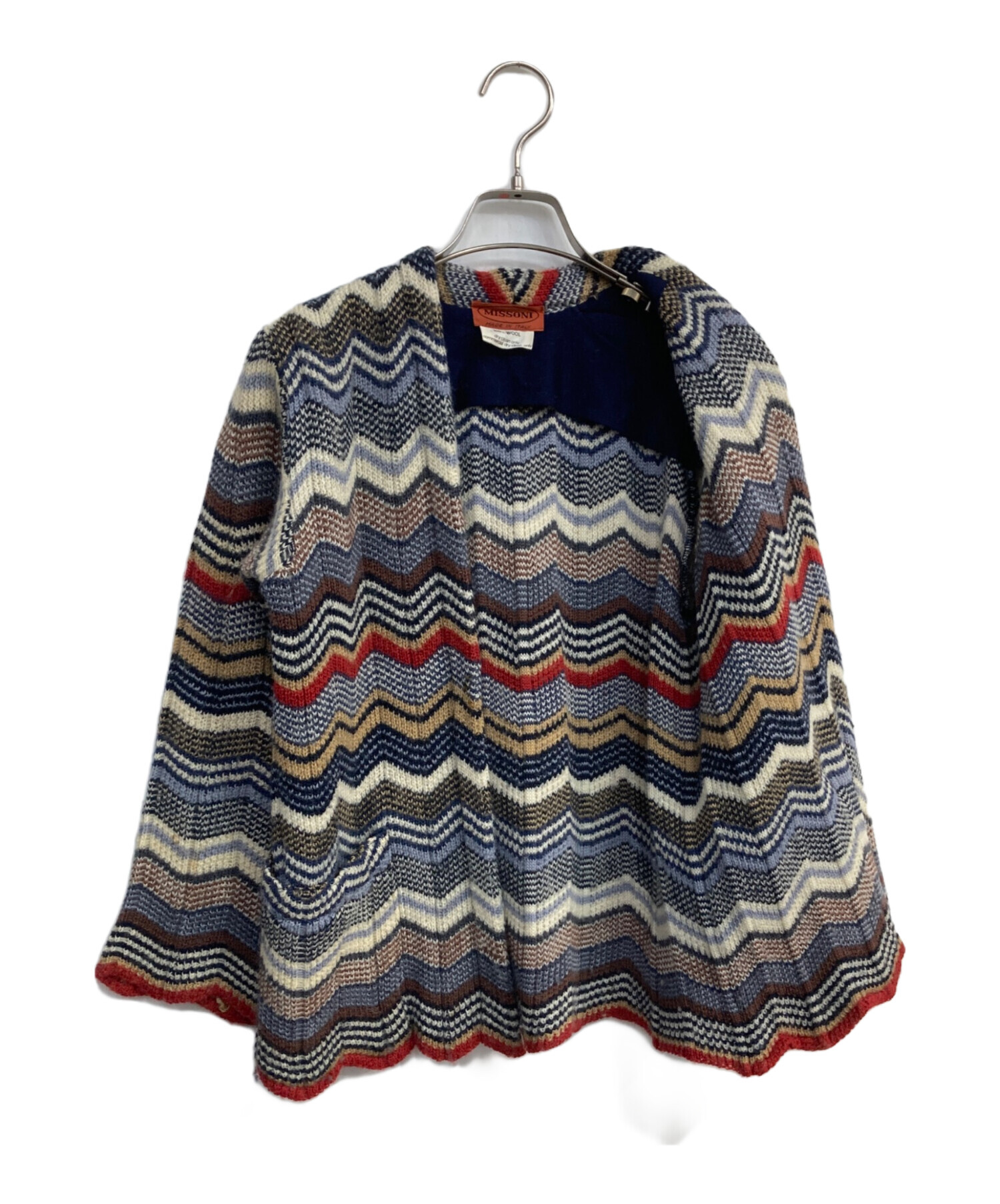 中古・古着通販】MISSONI (ミッソーニ) ウールカーディガン イタリア製