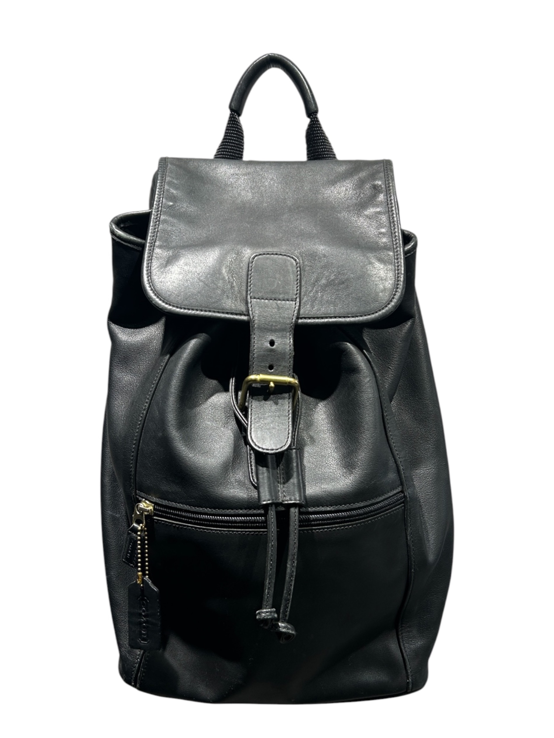 ⭐美品⭐OLD COACH バックパック レザー ブラック リュック 0529 中古・古着通販】COACH (コーチ) バックパック/E2S-0529 ブラック