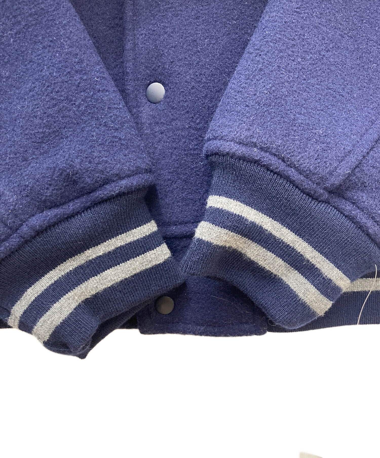 中古・古着通販】GAP (ギャップ) ワッペンウールスタジャン ネイビー 