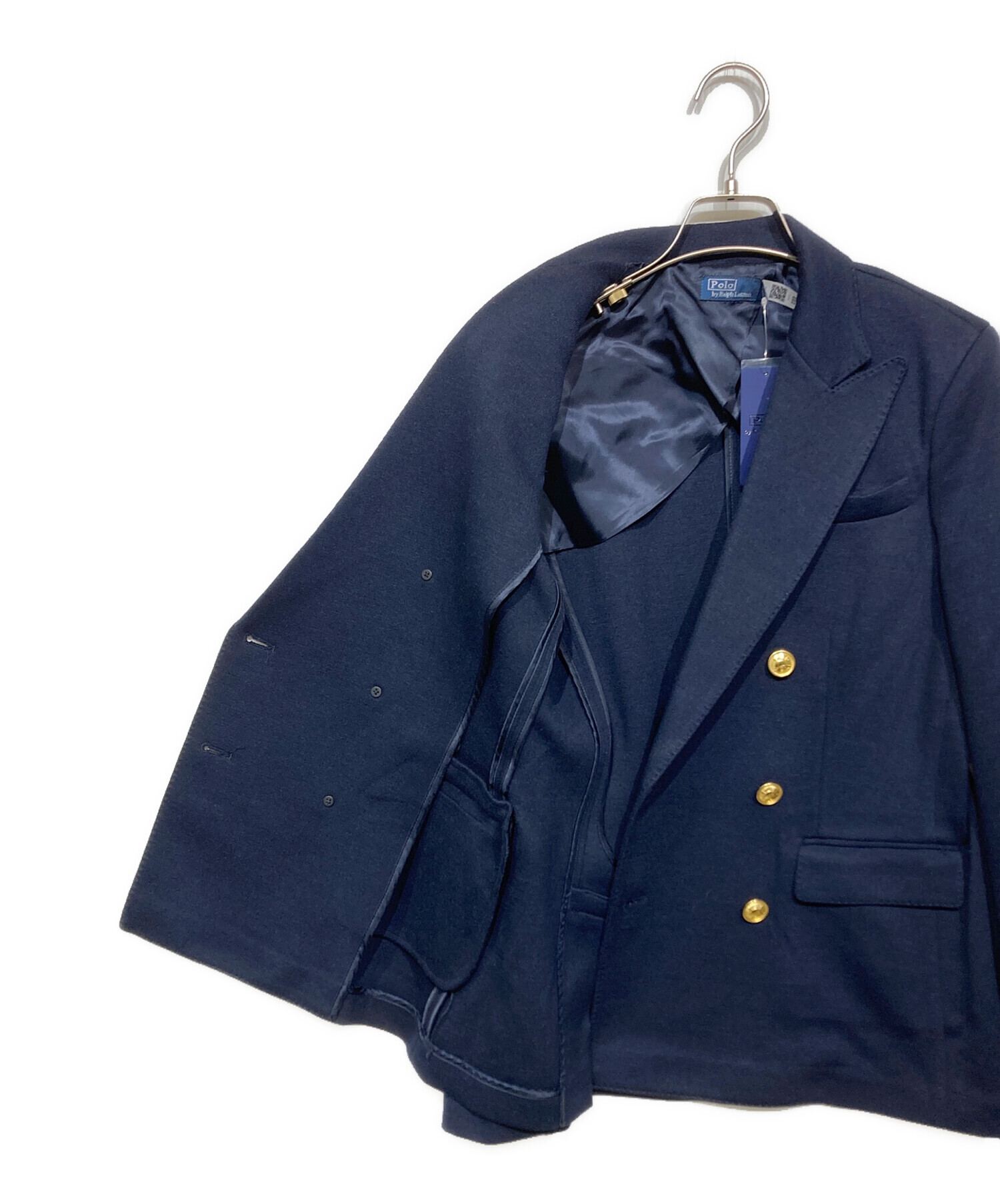 【新品・未使用】POLO RALPH LAURENダブルブレストブレザー 中古・古着通販】POLO RALPH LAUREN (ポロ・ラルフローレン) ダブル