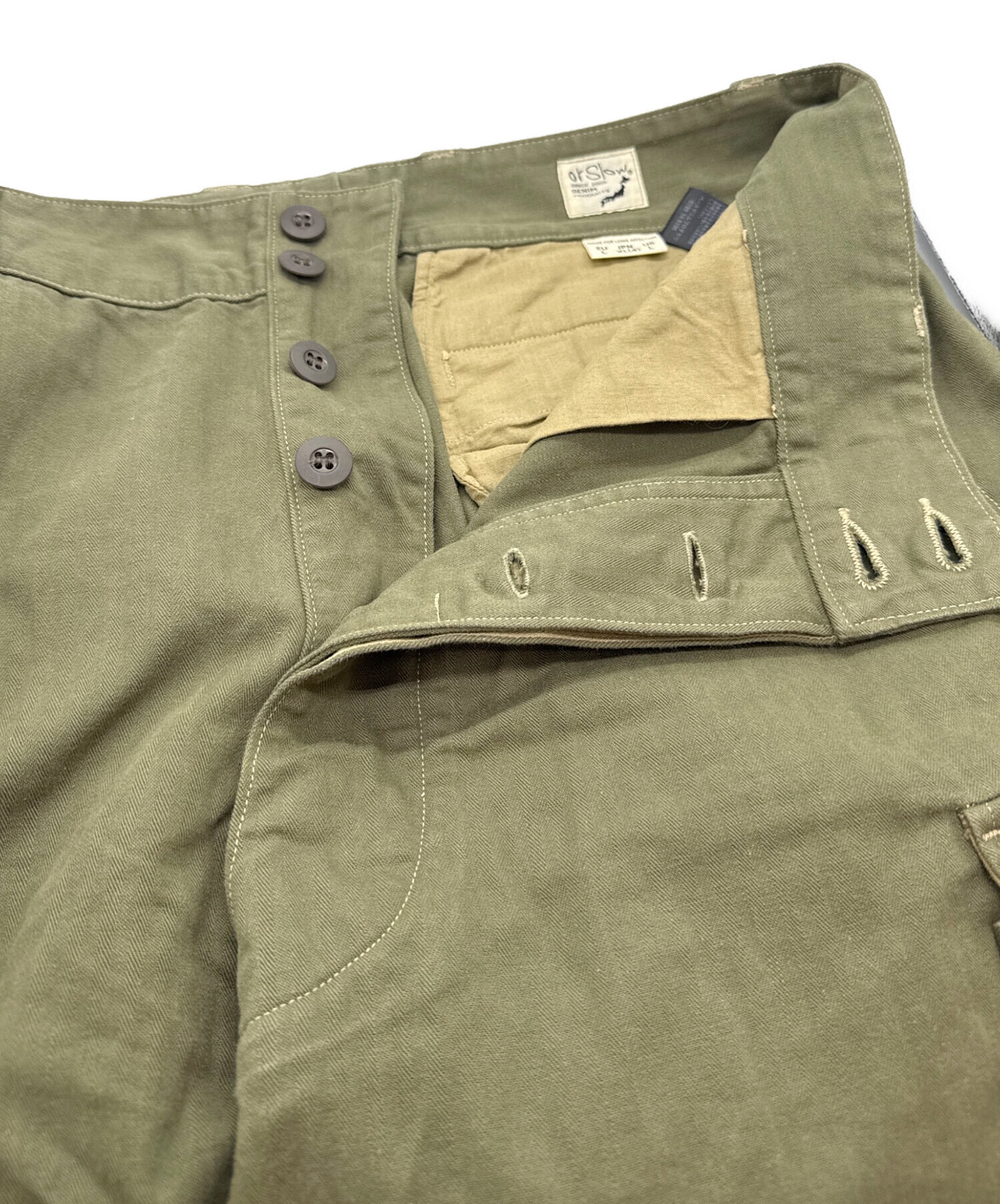 中古・古着通販】orSlow (オアスロウ) M47 CARGO PANTS オリーブ
