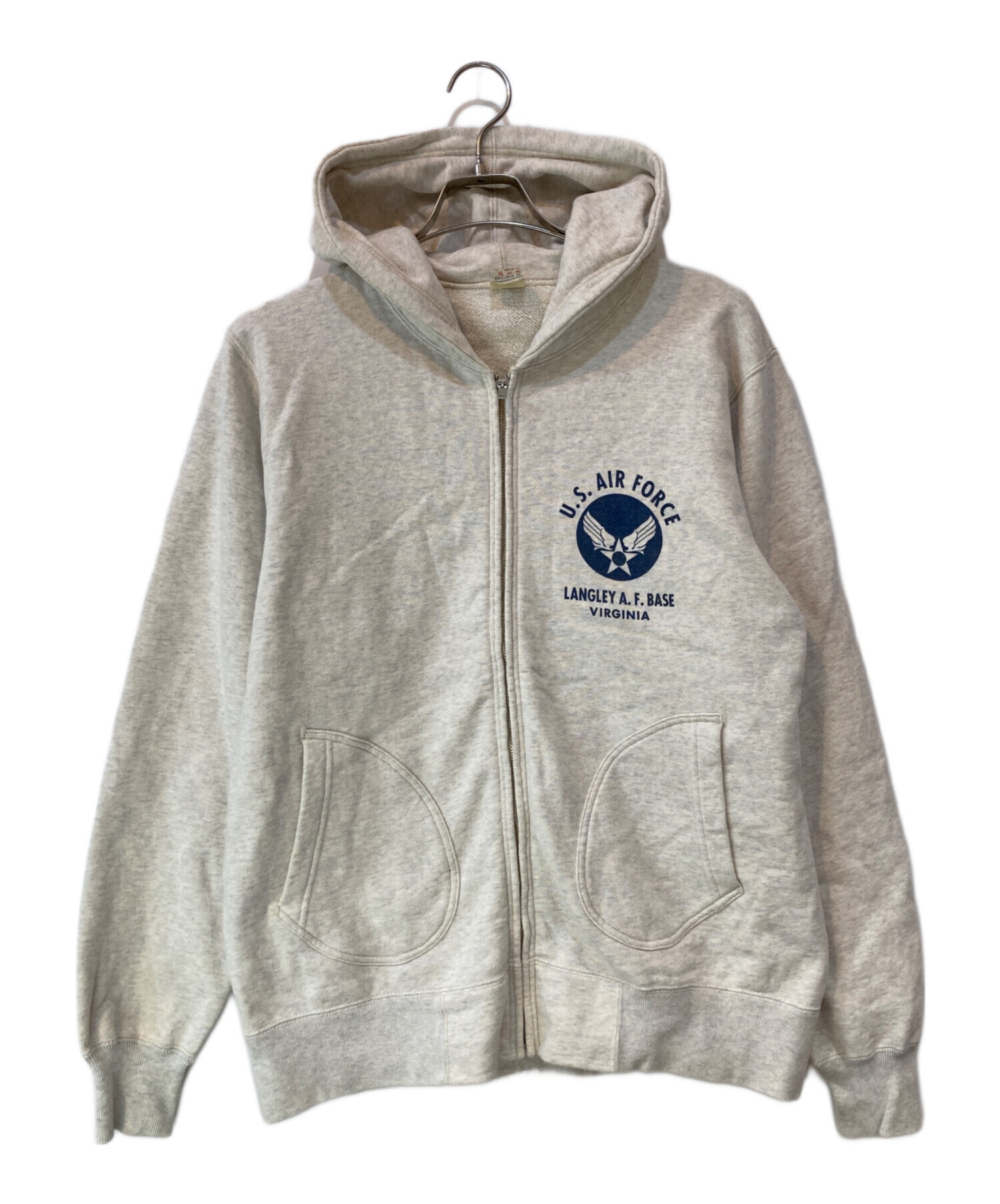 バズリクソンズ　U.S. ARMY AIR FORCE ジップスエット 中古・古着通販】BUZZ RICKSON'S (バズリクソンズ) FULL ZIP SWEAT
