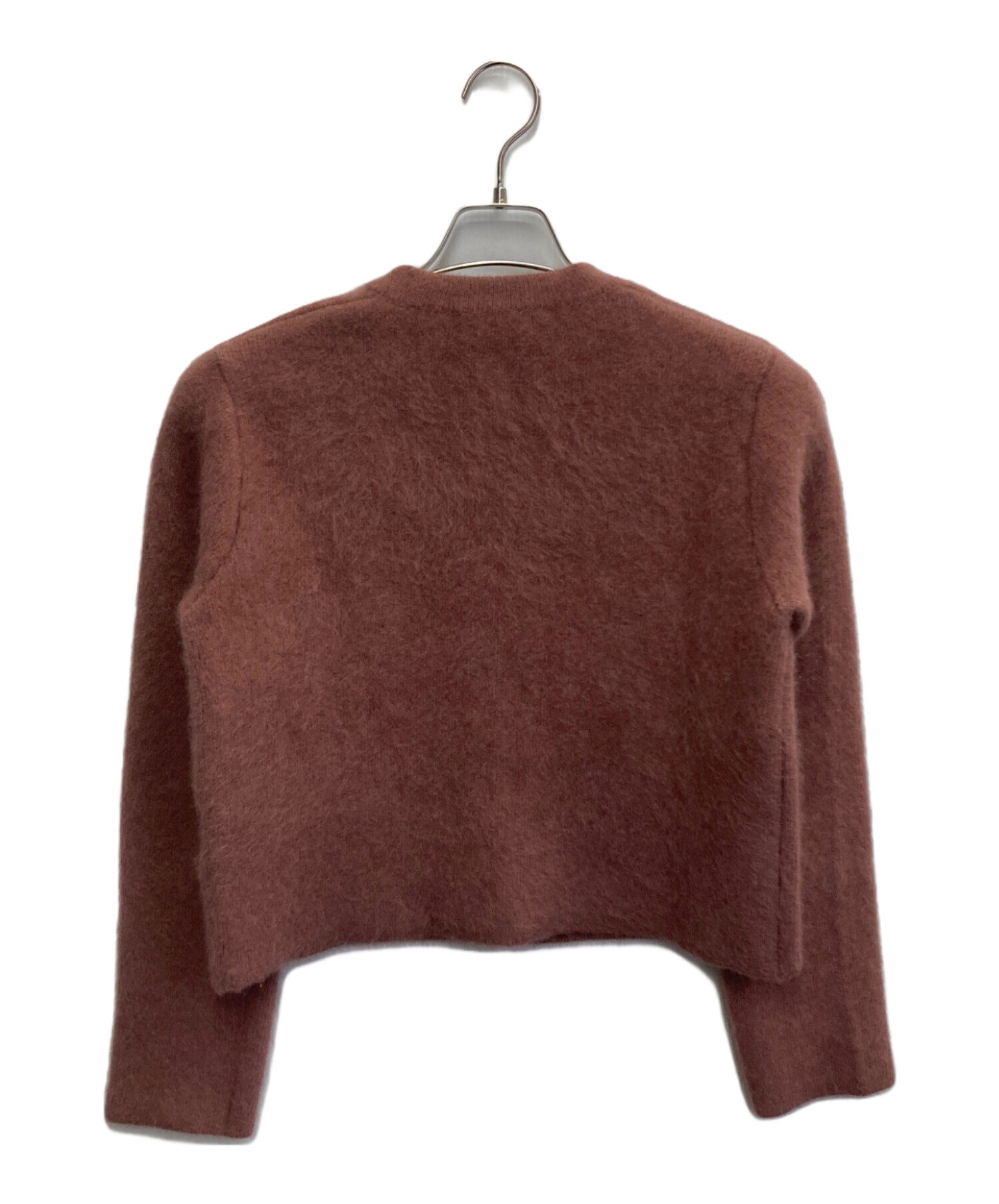 中古・古着通販】anuans (アニュアンス) ラクーンブレンドノーカラー