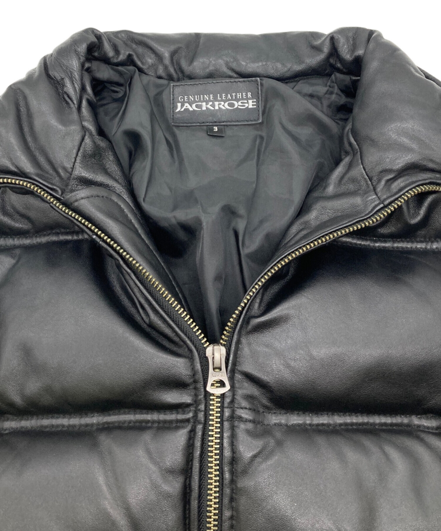 中古・古着通販】JACKROSE (ジャックローズ) レザーダウンジャケット