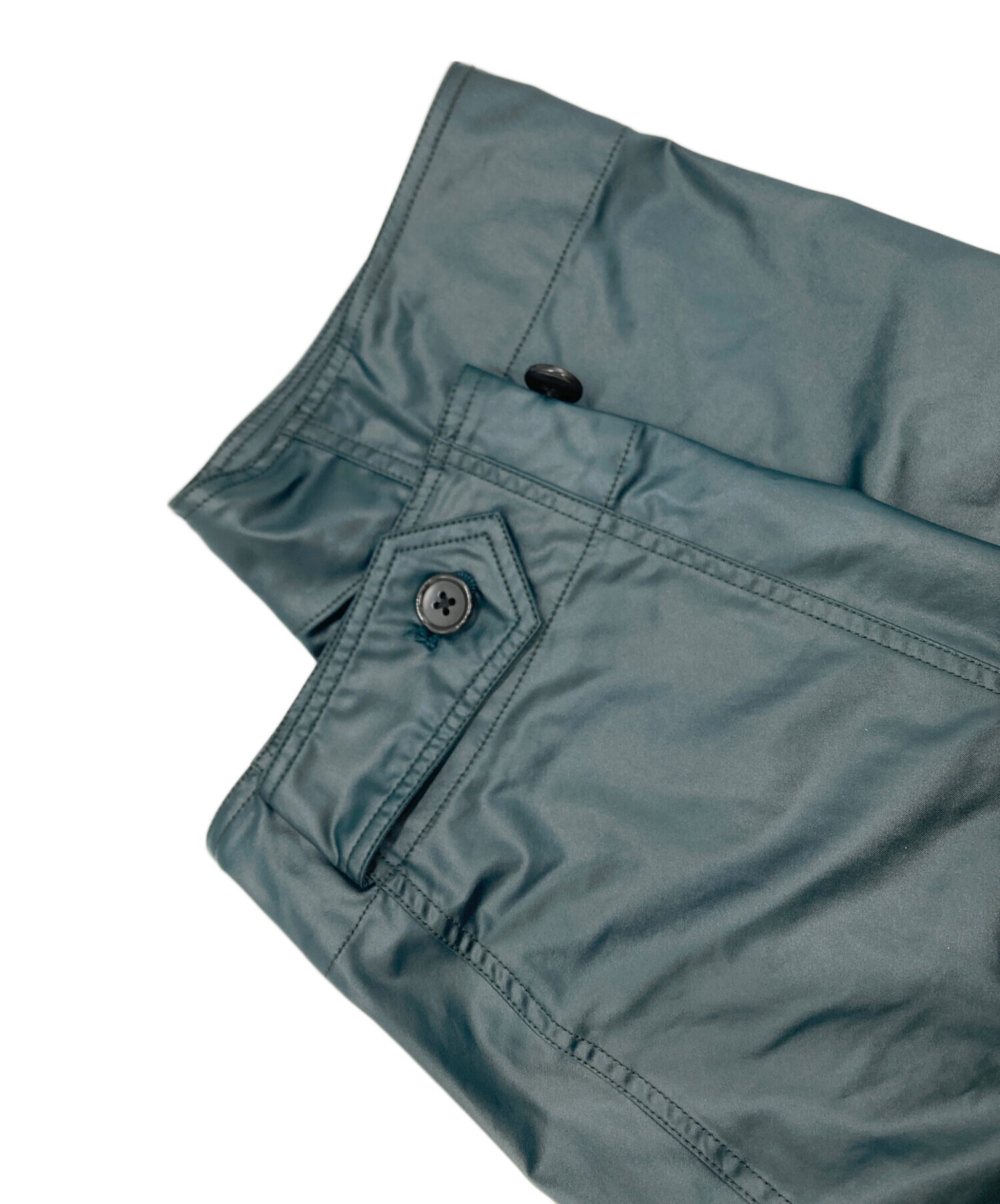 中古・古着通販】YOKE (ヨーク) LEATHER-LIKE CAR COAT ディープ