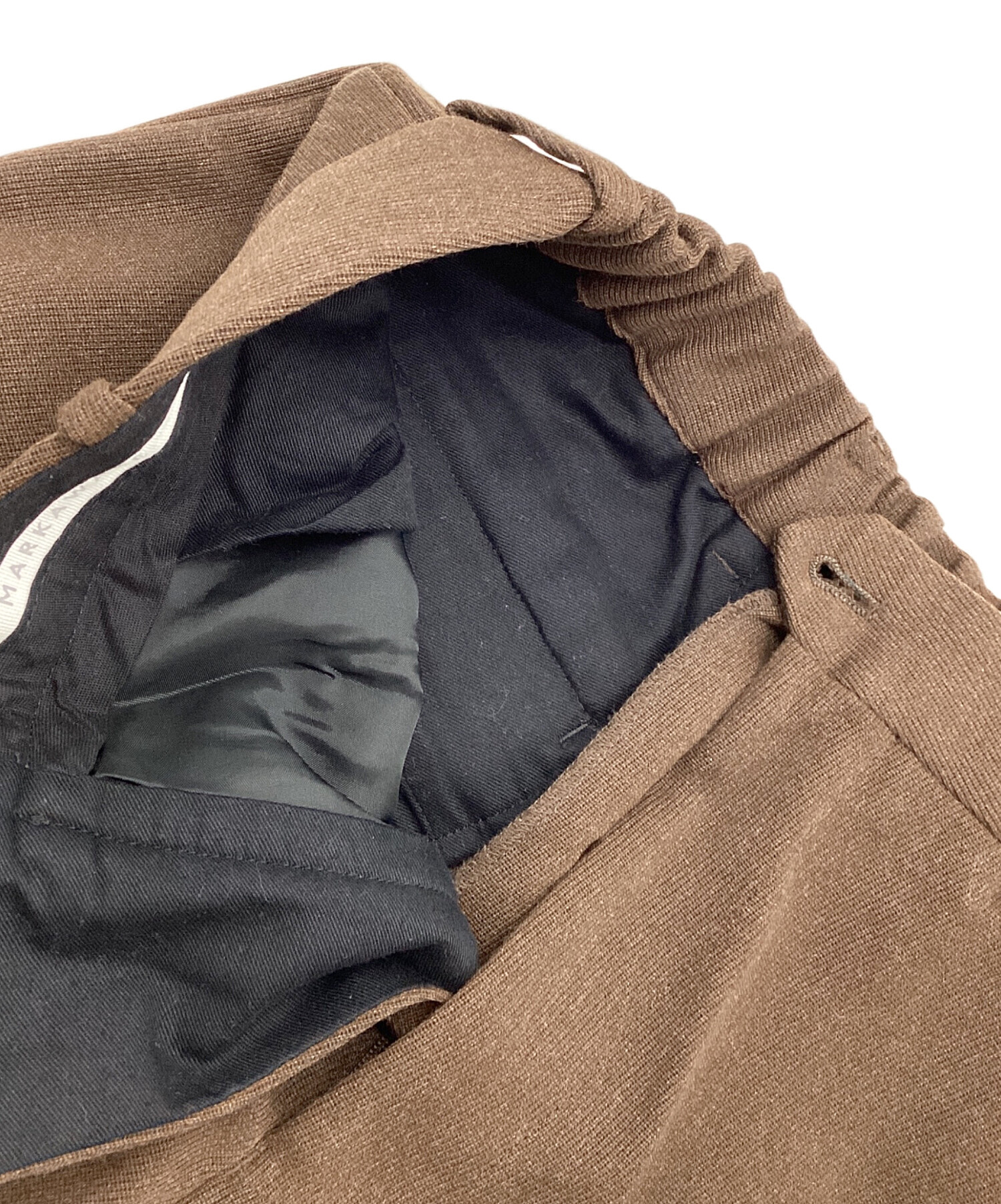 中古・古着通販】MARKAWARE (マーカウェア) FLAT FRONT TROUSERS