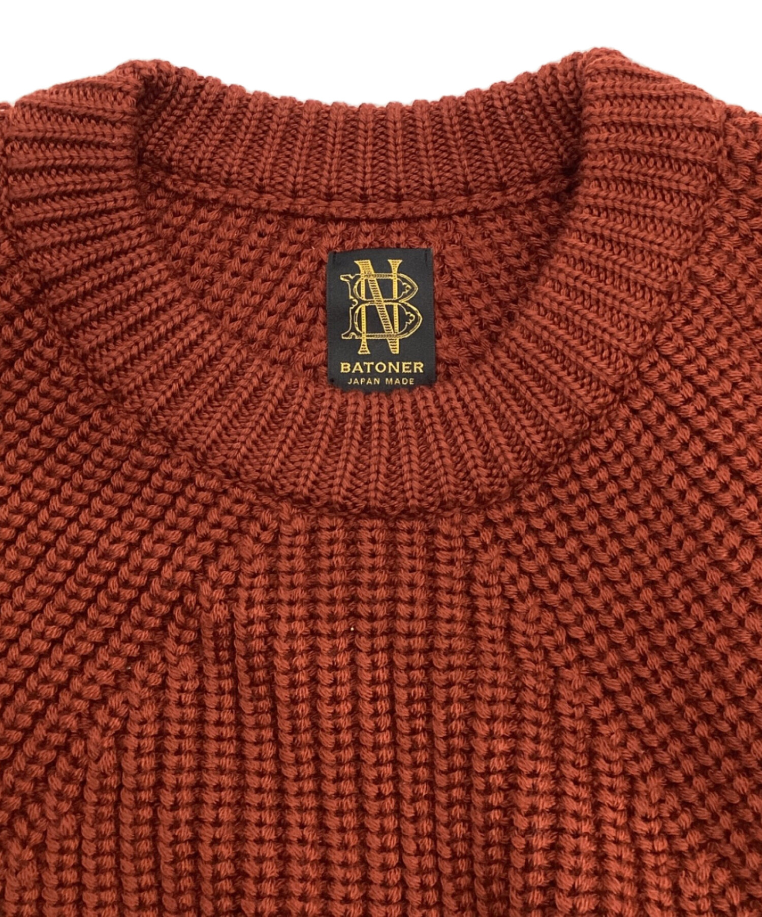 中古・古着通販】BATONER (バトナ―) SIGNATURE CREW NECK BN-22FM-030 