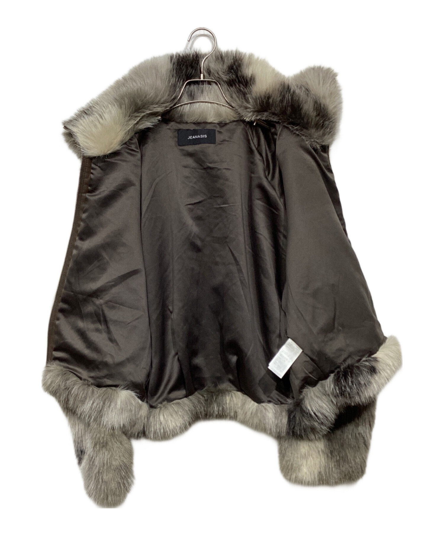 中古・古着通販】JEANASIS (ジーナシス) MIXカラーファーブルゾン