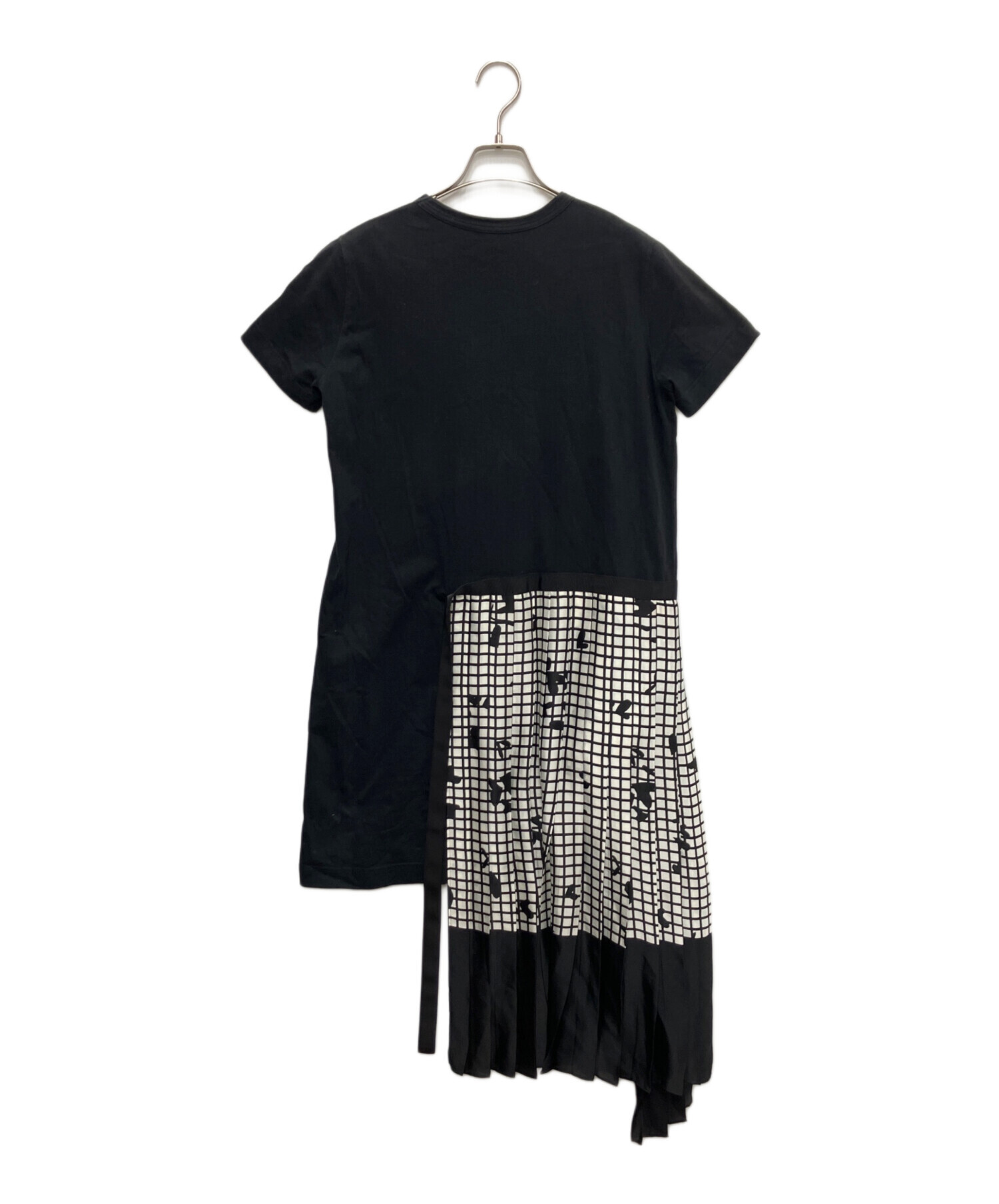 中古・古着通販】sacai (サカイ) プリーツドッキングワンピース 中古・古着通販】sacai (サカイ) プリーツドッキングワンピース