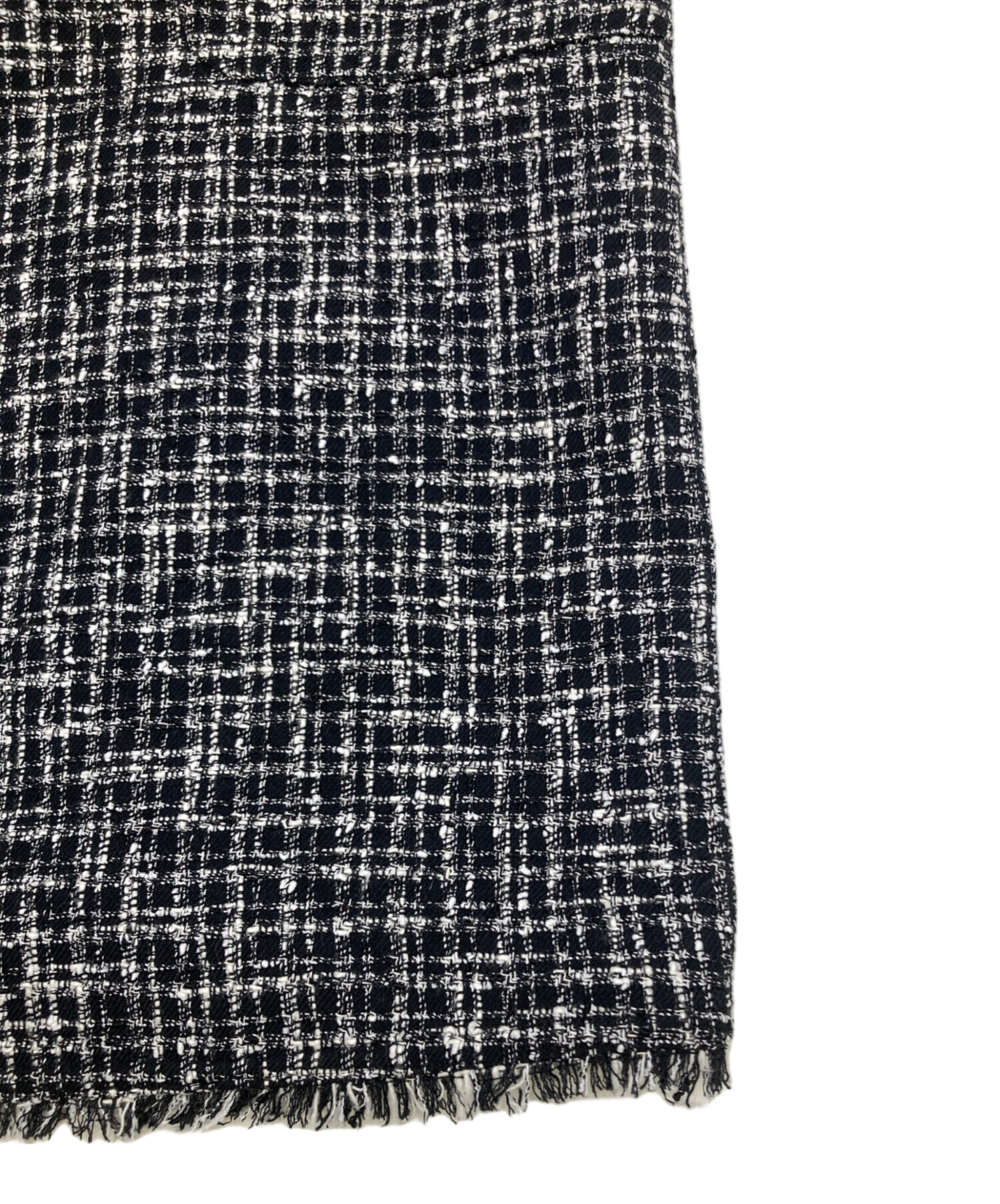 中古・古着通販】theory (セオリー) ノーカラーツイードコート