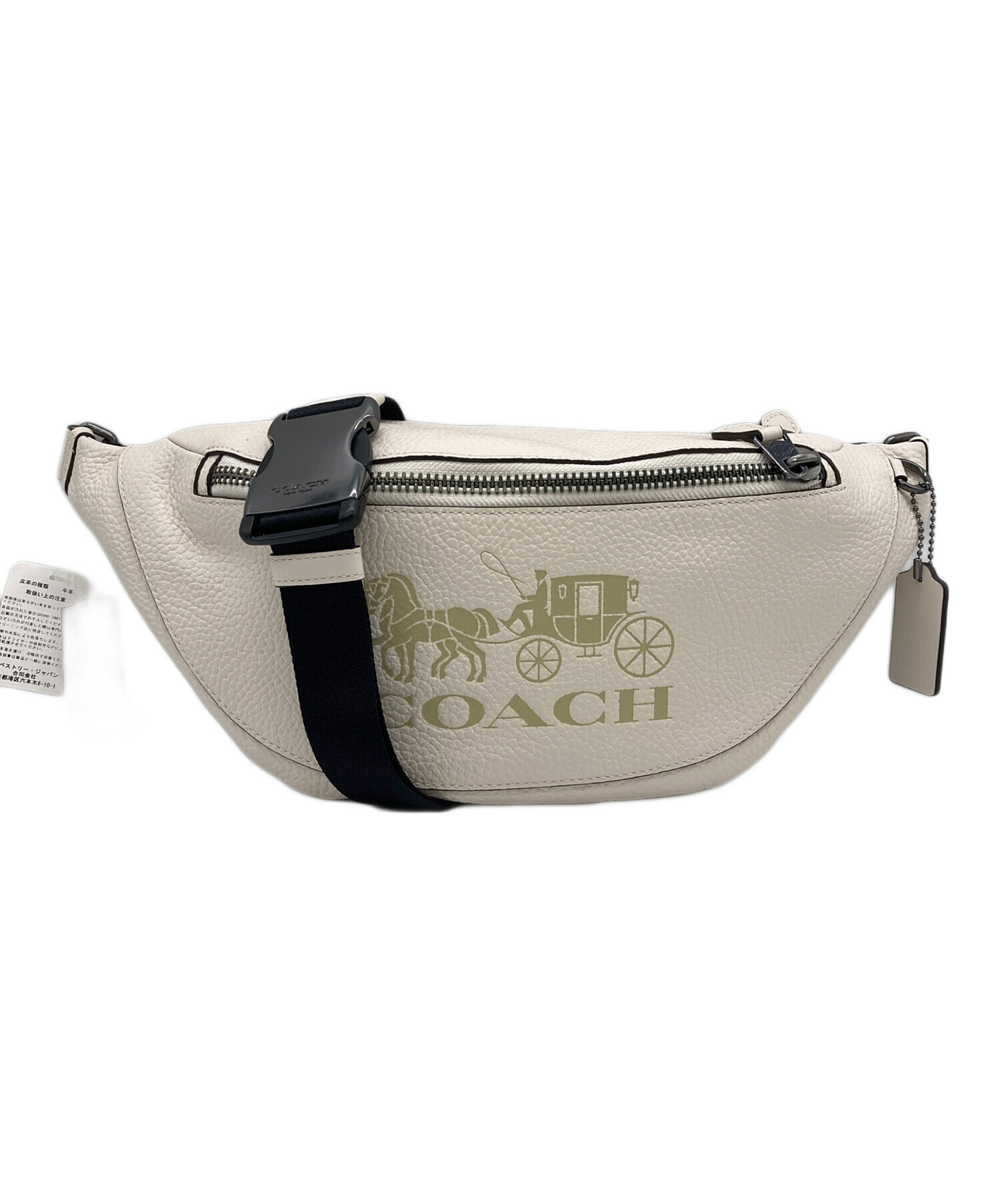 中古・古着通販】COACH (コーチ) ボディーバッグ アイボリー｜ブランド 