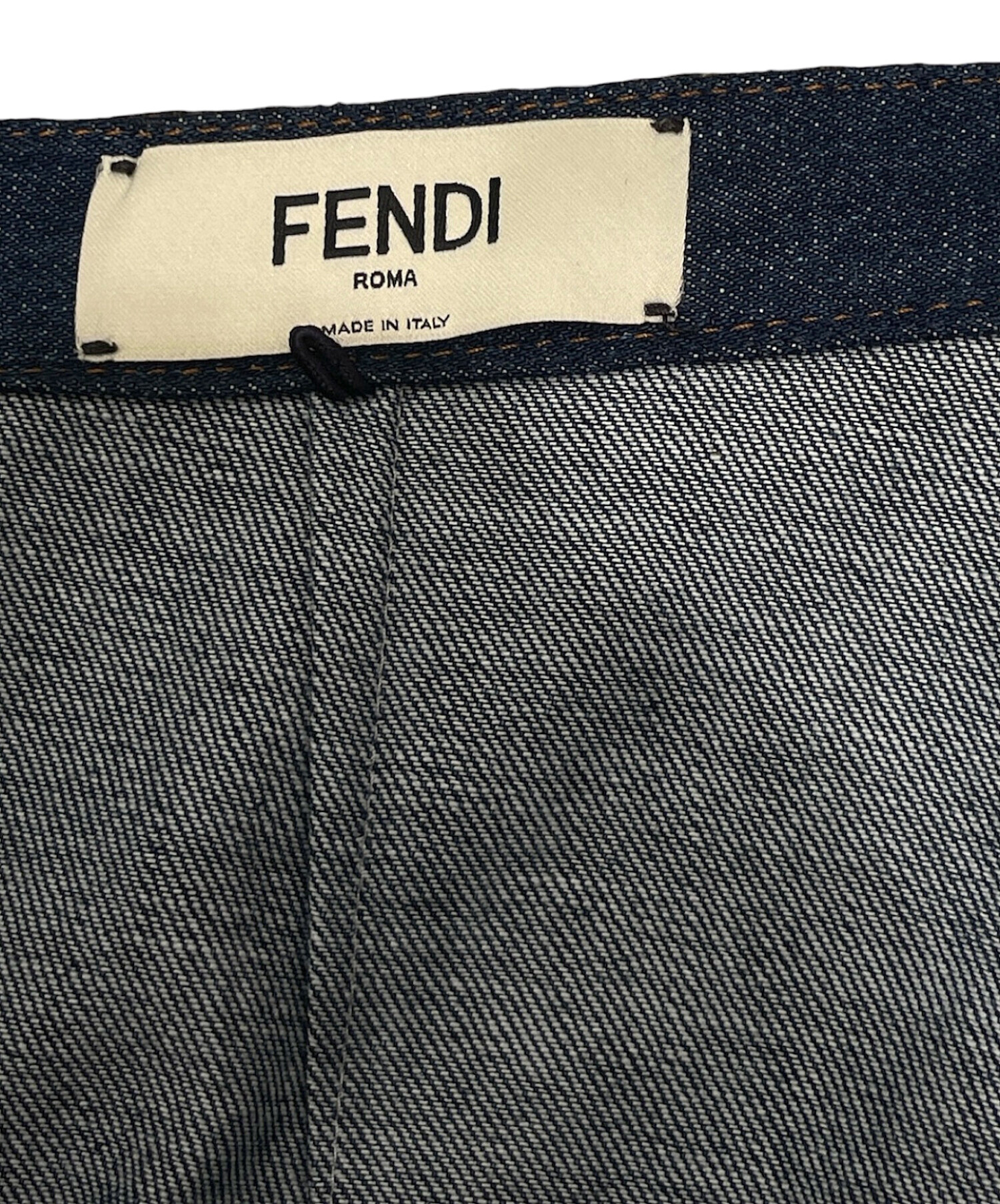 中古・古着通販】FENDI (フェンディ) FFロゴデニムタイトスカート