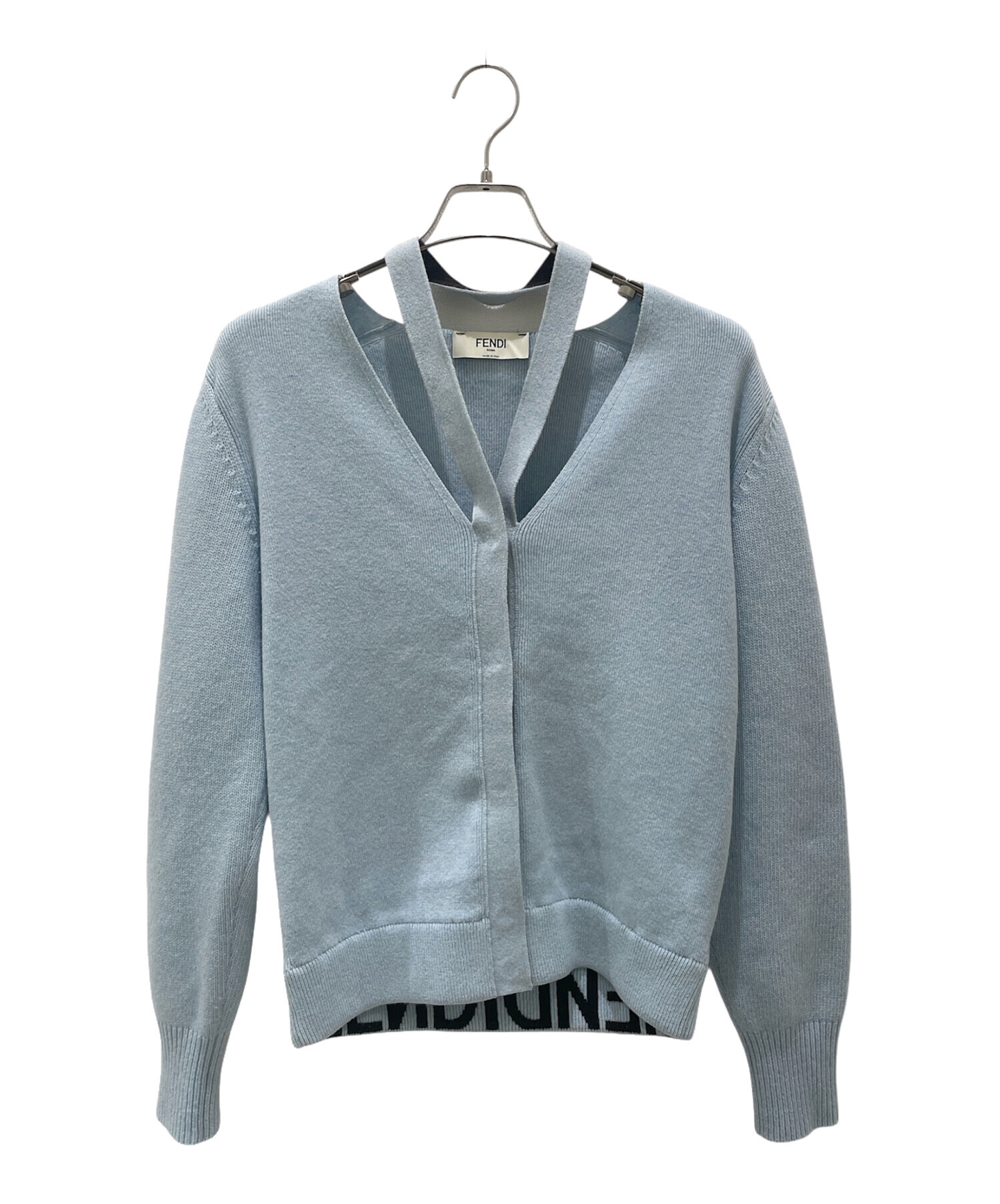 中古・古着通販】FENDI (フェンディ) デザインカーディガン ライト 