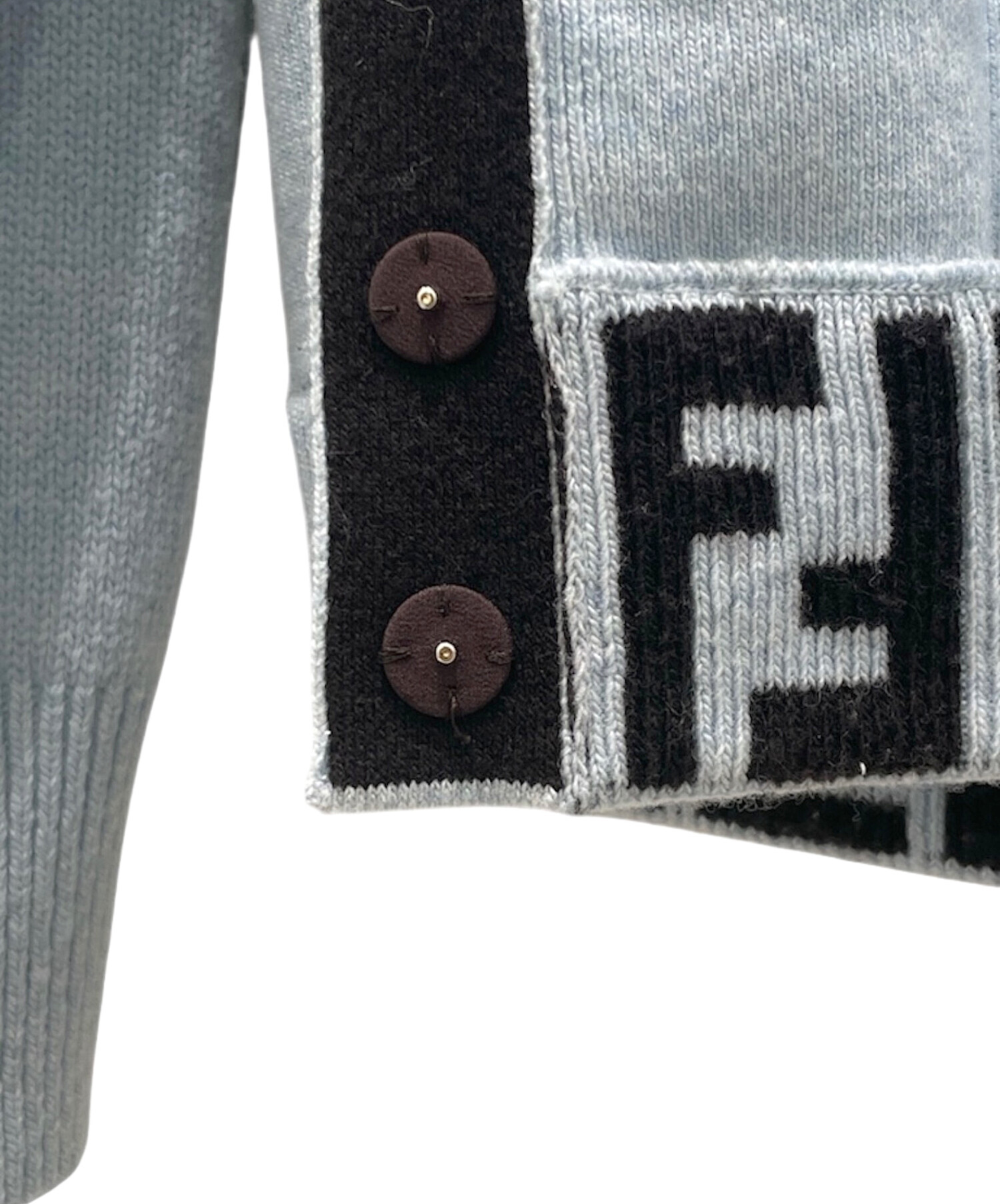 中古・古着通販】FENDI (フェンディ) デザインカーディガン ライト 