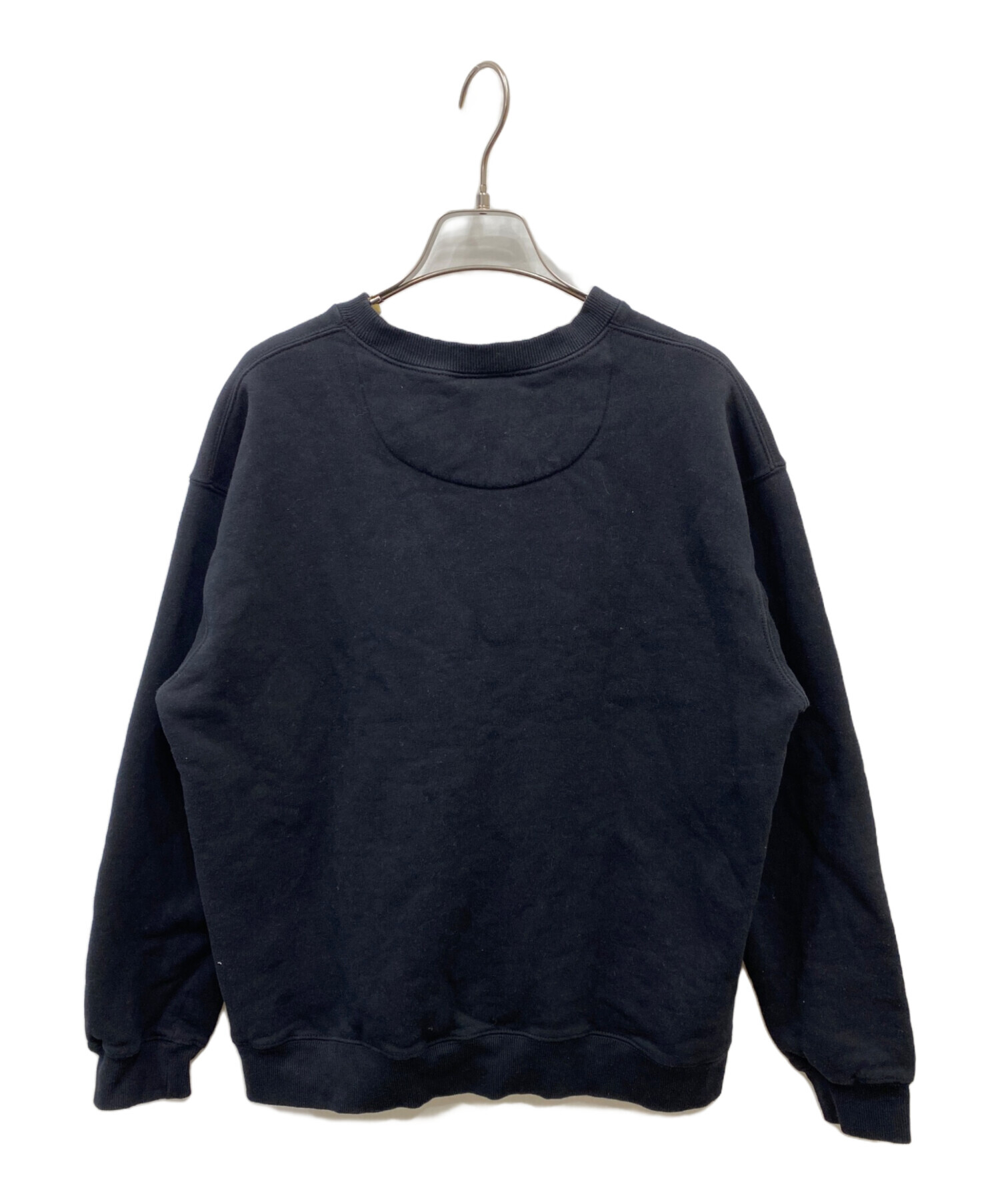 中古・古着通販】oasis (オアシス) プリントスウェット ブラック