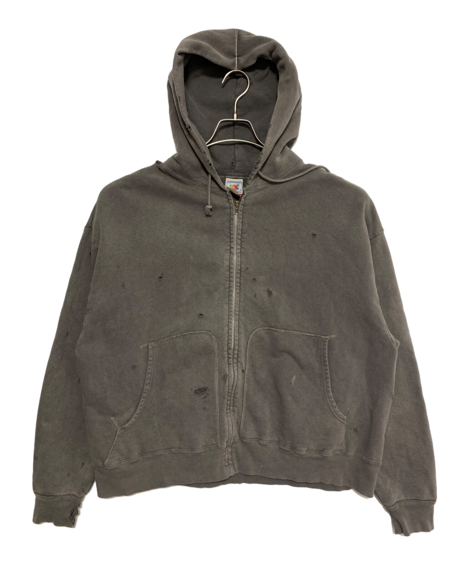 中古・古着通販】SAINT MICHAEL (セントマイケル) ZIP PARKA DAMAGE