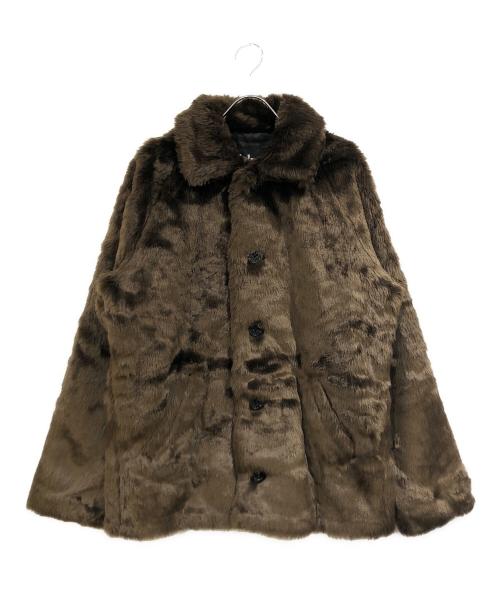 【入手困難】リアル ファージャケット ブラウン vintage 珍品 希少 古着 入手困難】リアル ファージャケット ブラウン vintage 珍品 希少 古着
