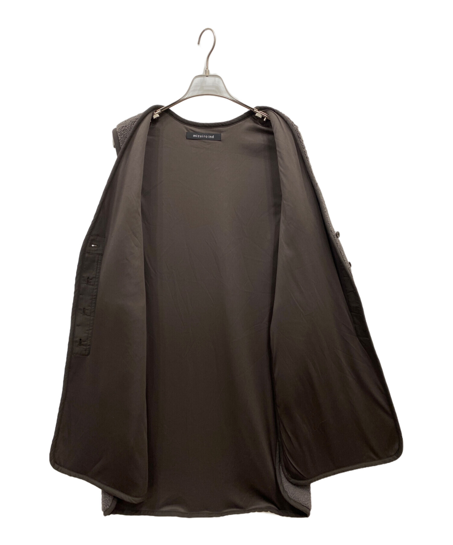 中古・古着通販】mizuiro-ind (ミズイロインド) ボアロングベスト