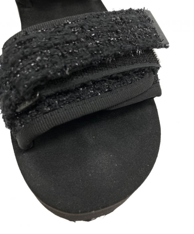 【未使用品】DrawerSUICOKE コラボ サンダル ブラック 中古・古着通販】DRAWER (ドゥロワー) suicoke (スイコック) 別注