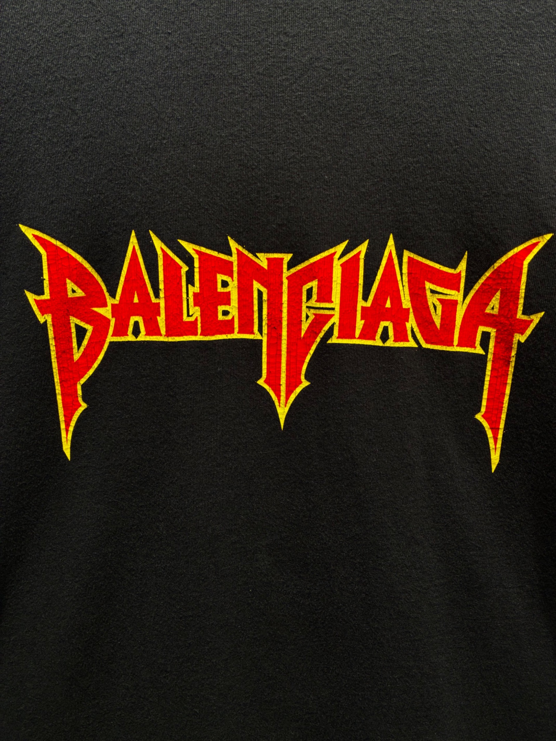 中古・古着通販】BALENCIAGA (バレンシアガ) METAL LOGO CRASHED SS