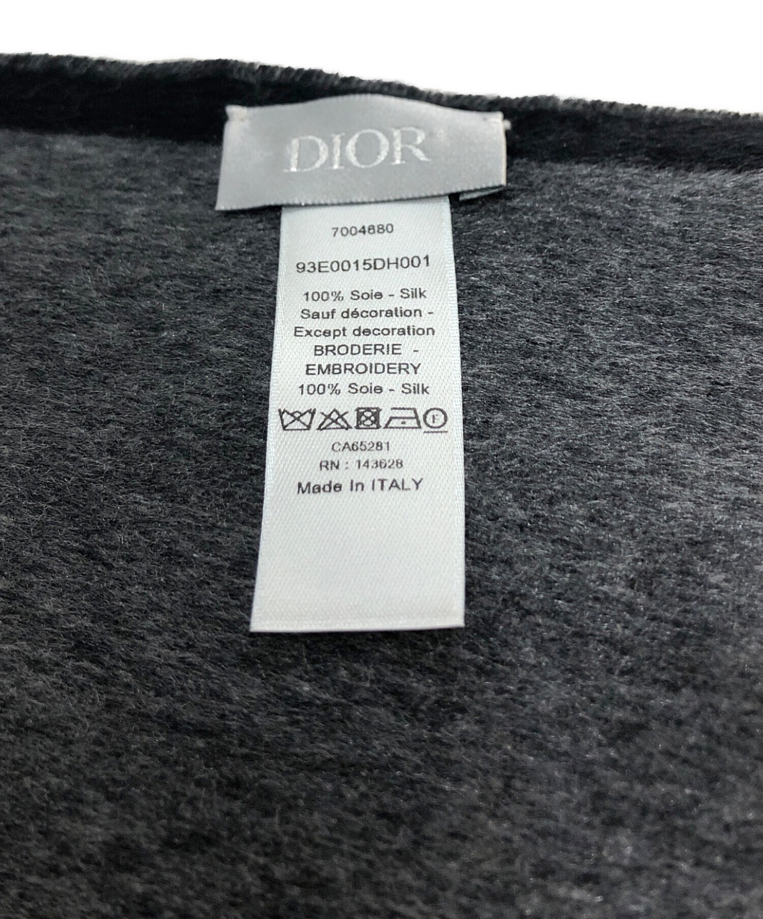 クリスチャンディオール　シルクマフラー 中古・古着通販】Christian Dior (クリスチャン ディオール) CD