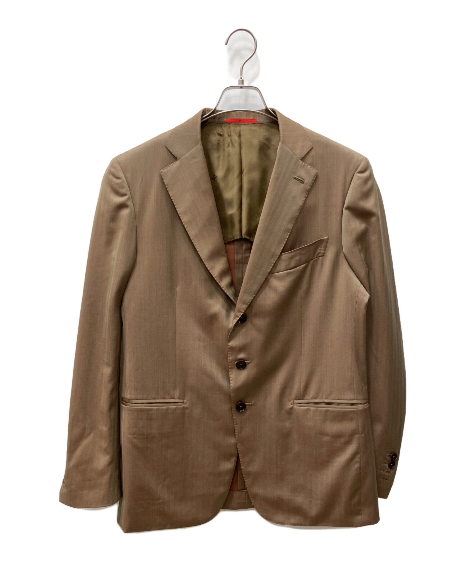 中古・古着通販】ISAIA (イザイア) テーラードジャケット ブラウン