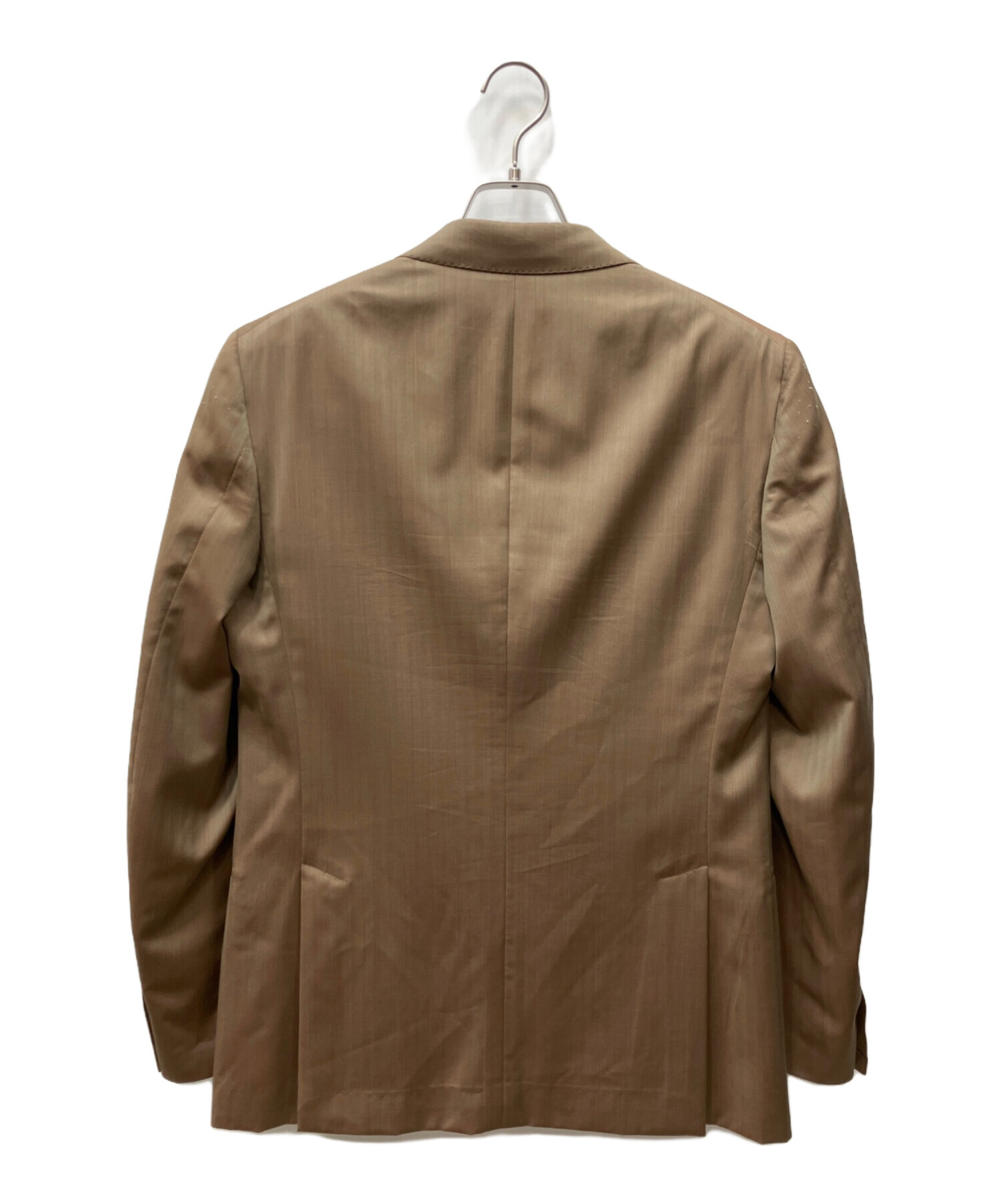 イタリア製 ISAIA イザイア テーラードジャケット キャメルカラー 44 中古・古着通販】ISAIA (イザイア) テーラードジャケット ブラウン