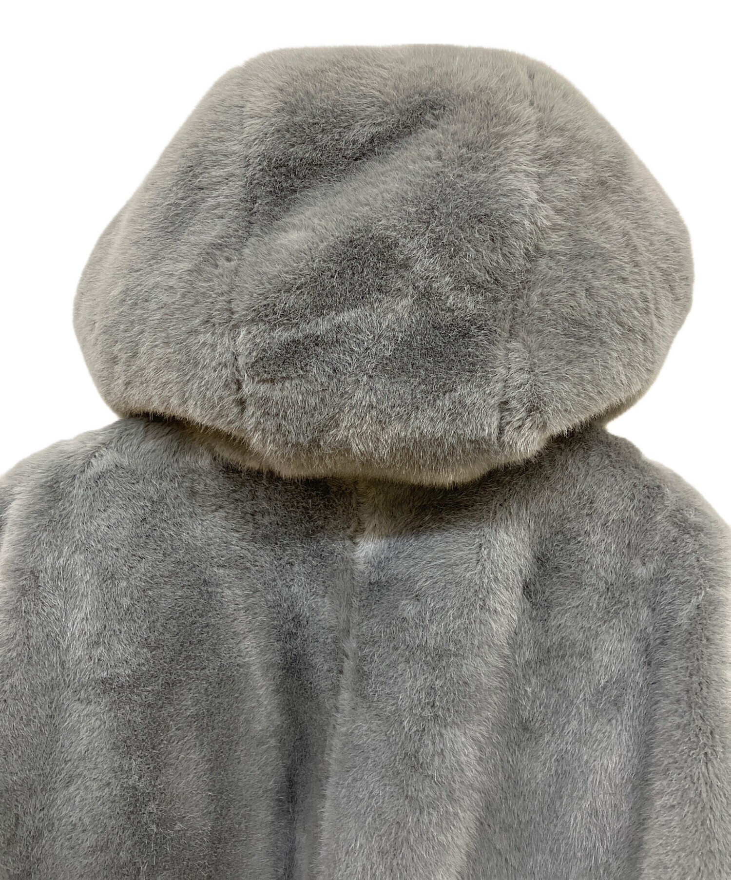 中古・古着通販】CADUNE (カデュネ) エコファーコート グレー サイズ