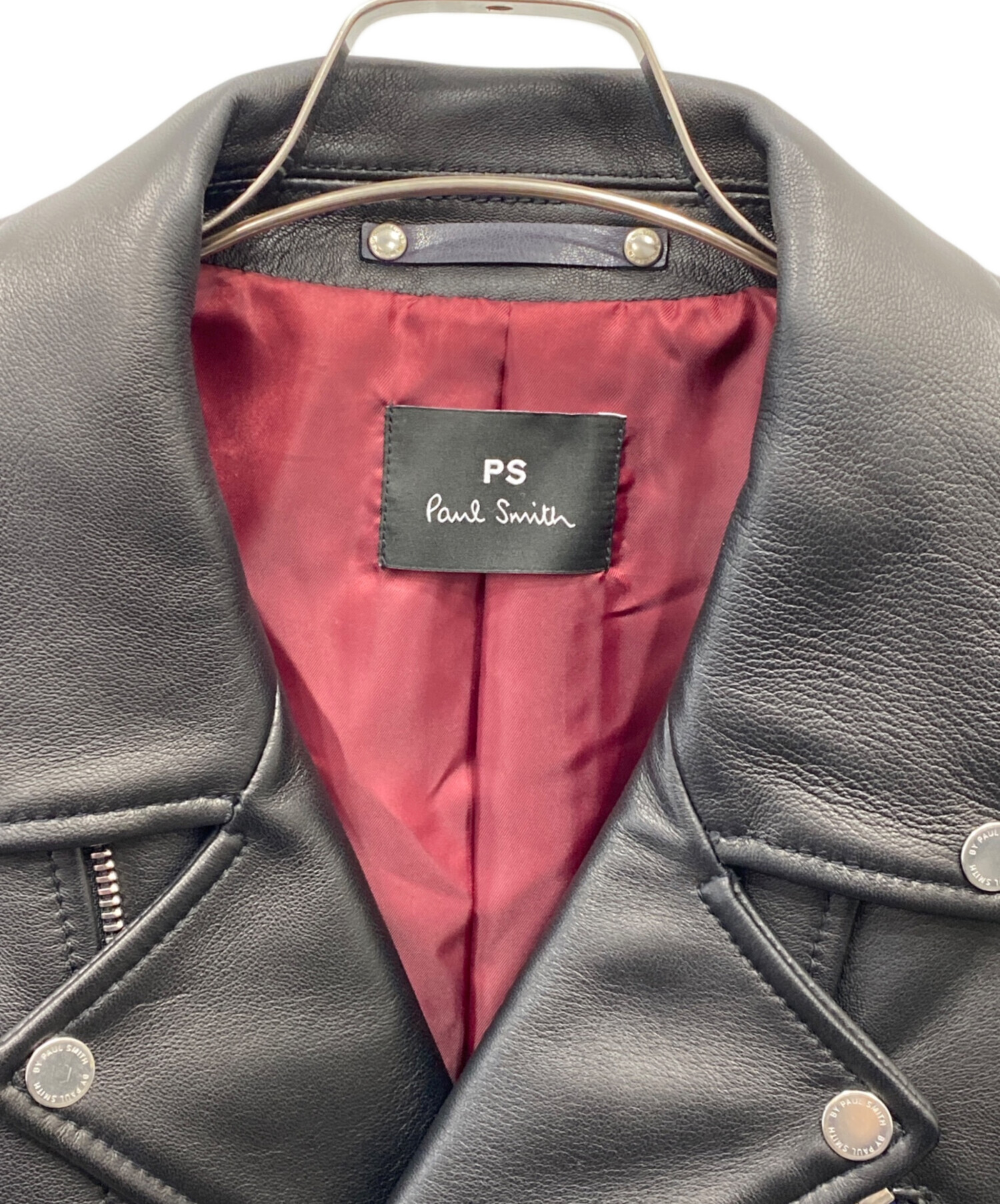 SMAP着用/Paul smith 赤薔薇ライダースジャケット 中古・古着通販】PS Paul Smith (PSポールスミス) シープスキン