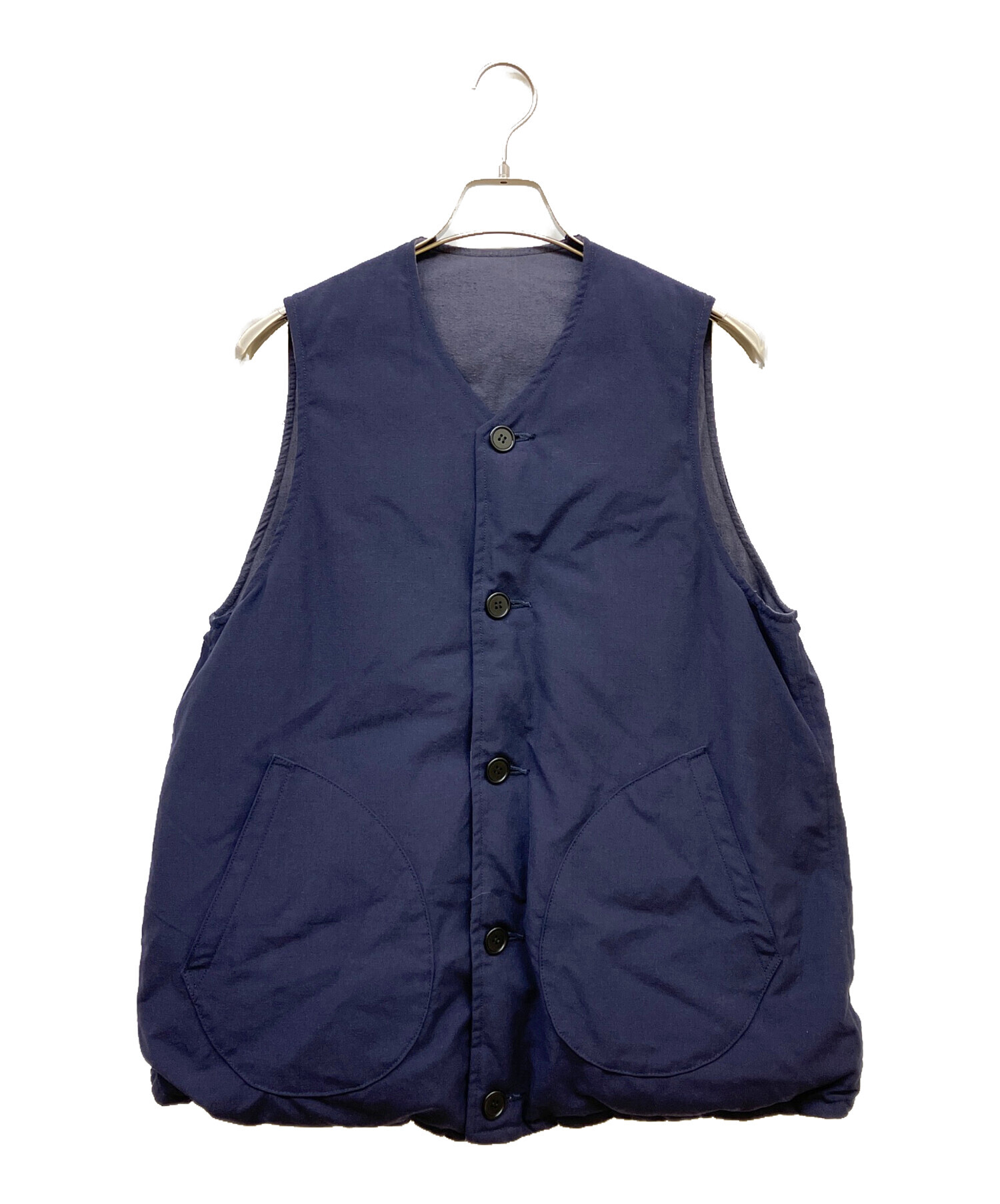 中古・古着通販】VISVIM (ビズビム) KORA DOWN BEST ネイビー サイズ:1 