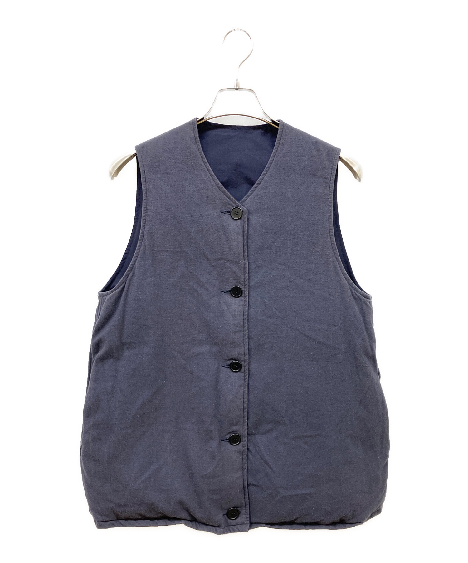 中古・古着通販】VISVIM (ビズビム) KORA DOWN BEST ネイビー サイズ:1 