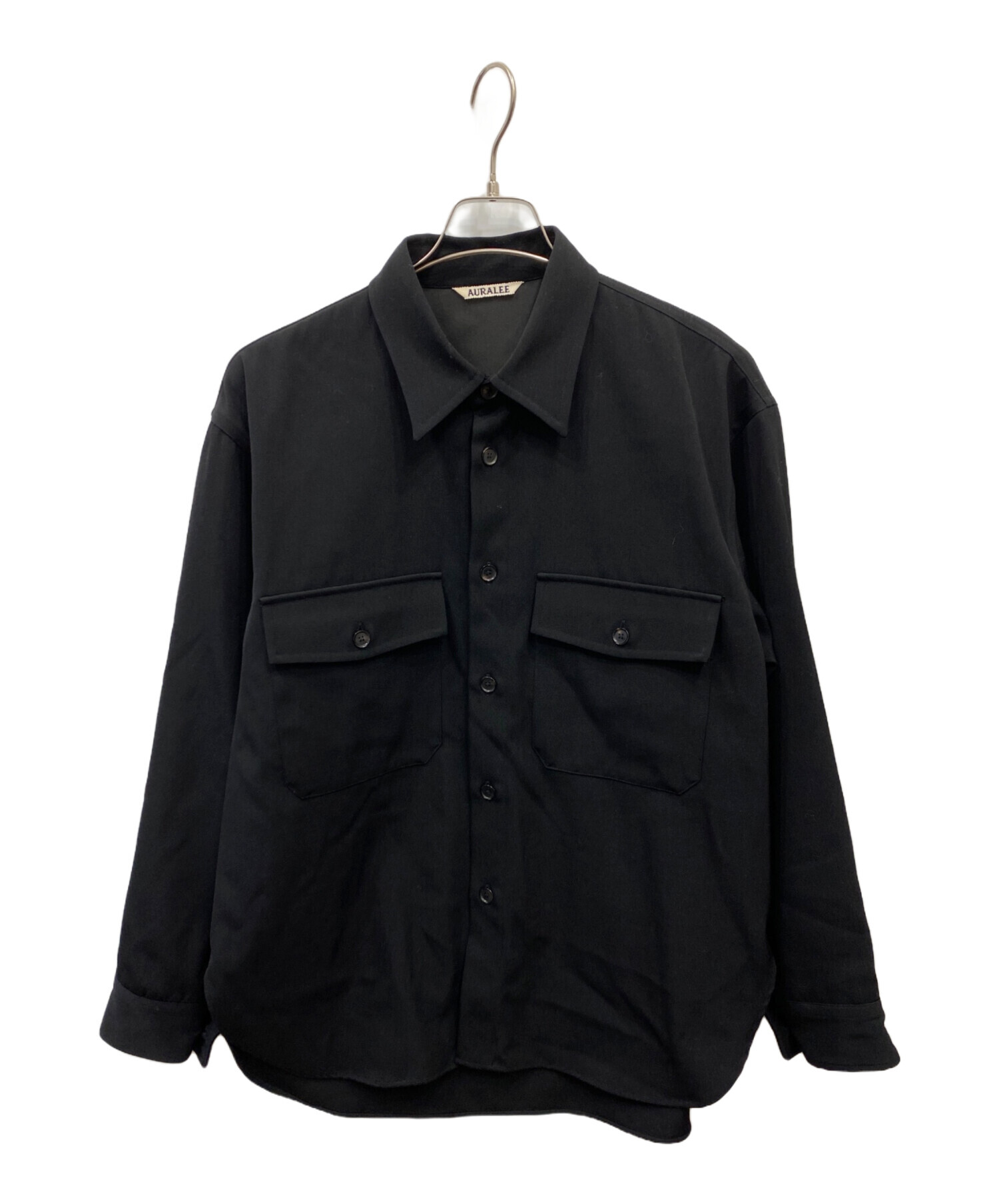 中古・古着通販】AURALEE (オーラリー) WOOL MAX GABAGINE SHIRT 