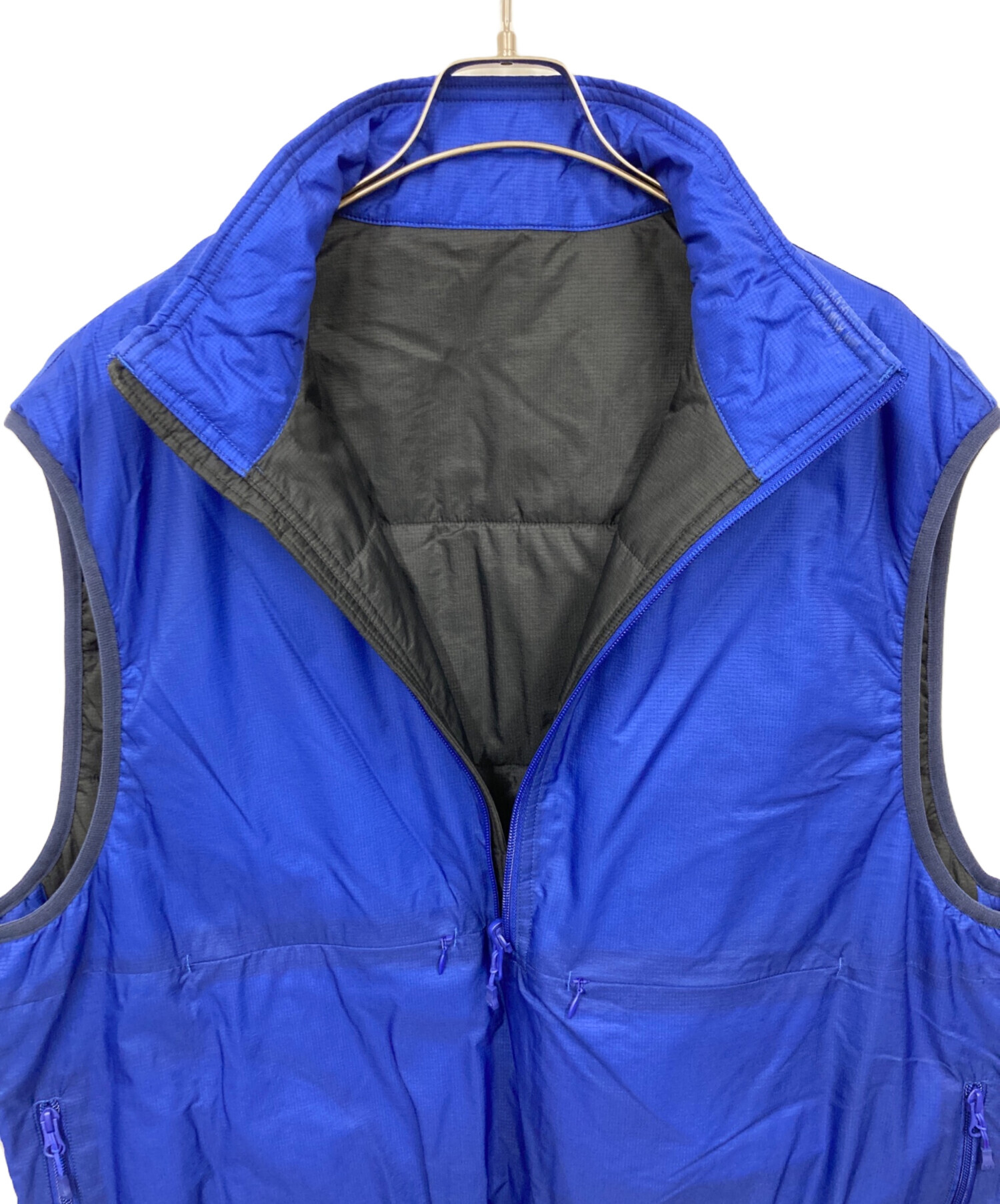 美品　warehouse Bodiesダウンベスト　Mサイズ　ブルー 美品 warehouse Bodiesダウンベスト Mサイズ ブルー