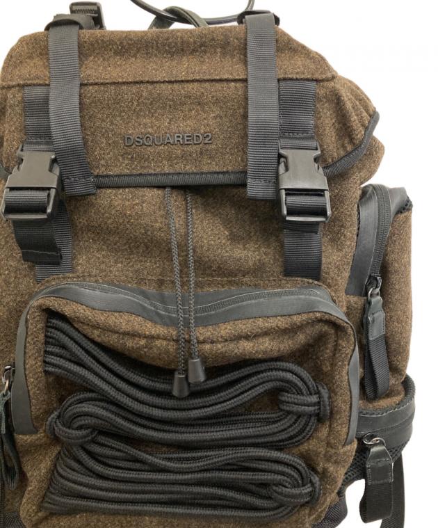DSQUARED2 ディースクエアード バンダナ柄 リュック バックパック 中古・古着通販】DSQUARED2 (ディースクエアード) マルチポケット