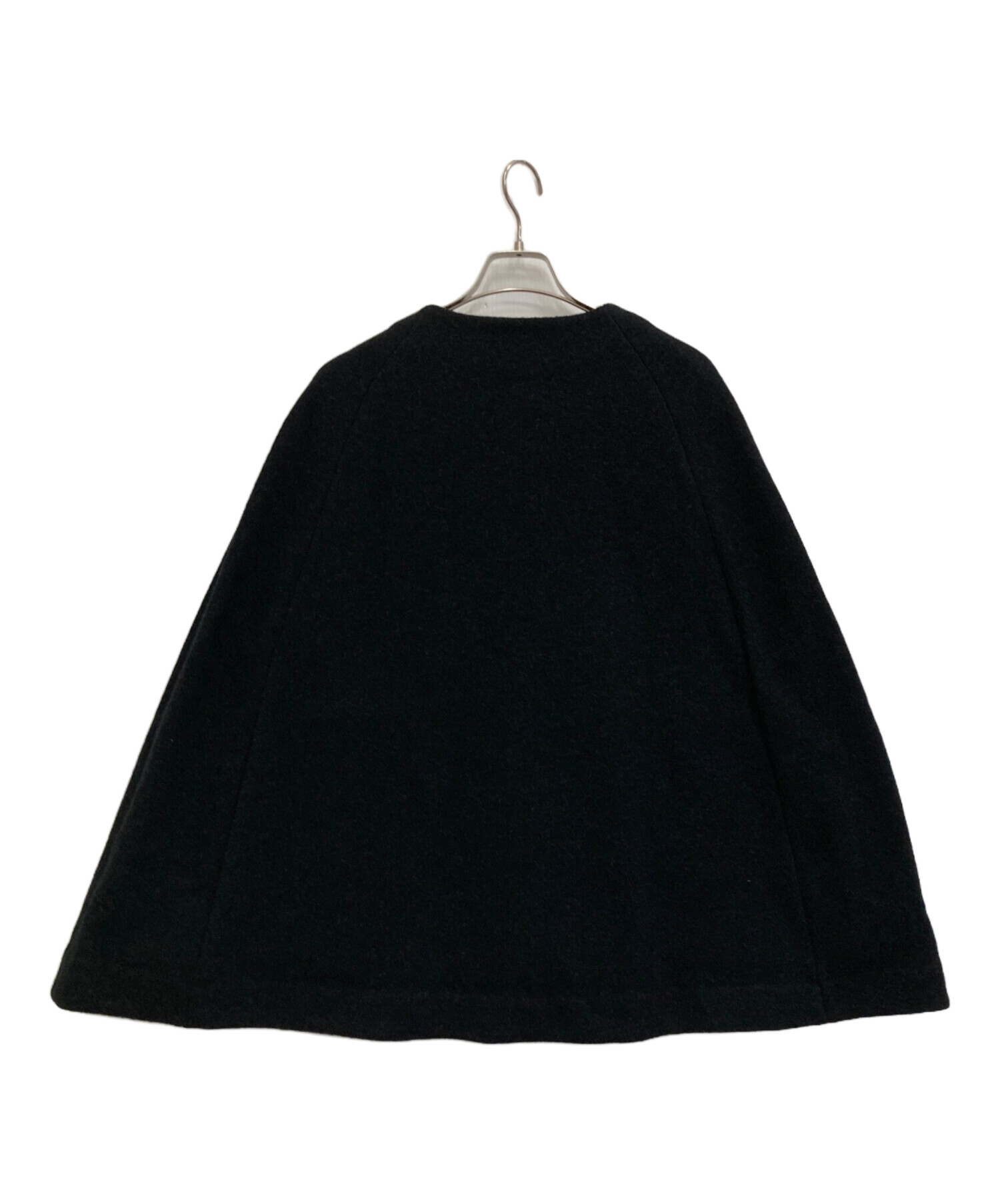 中古・古着通販】evam eva (エヴァムエヴァ) プレスウール ポンチョ