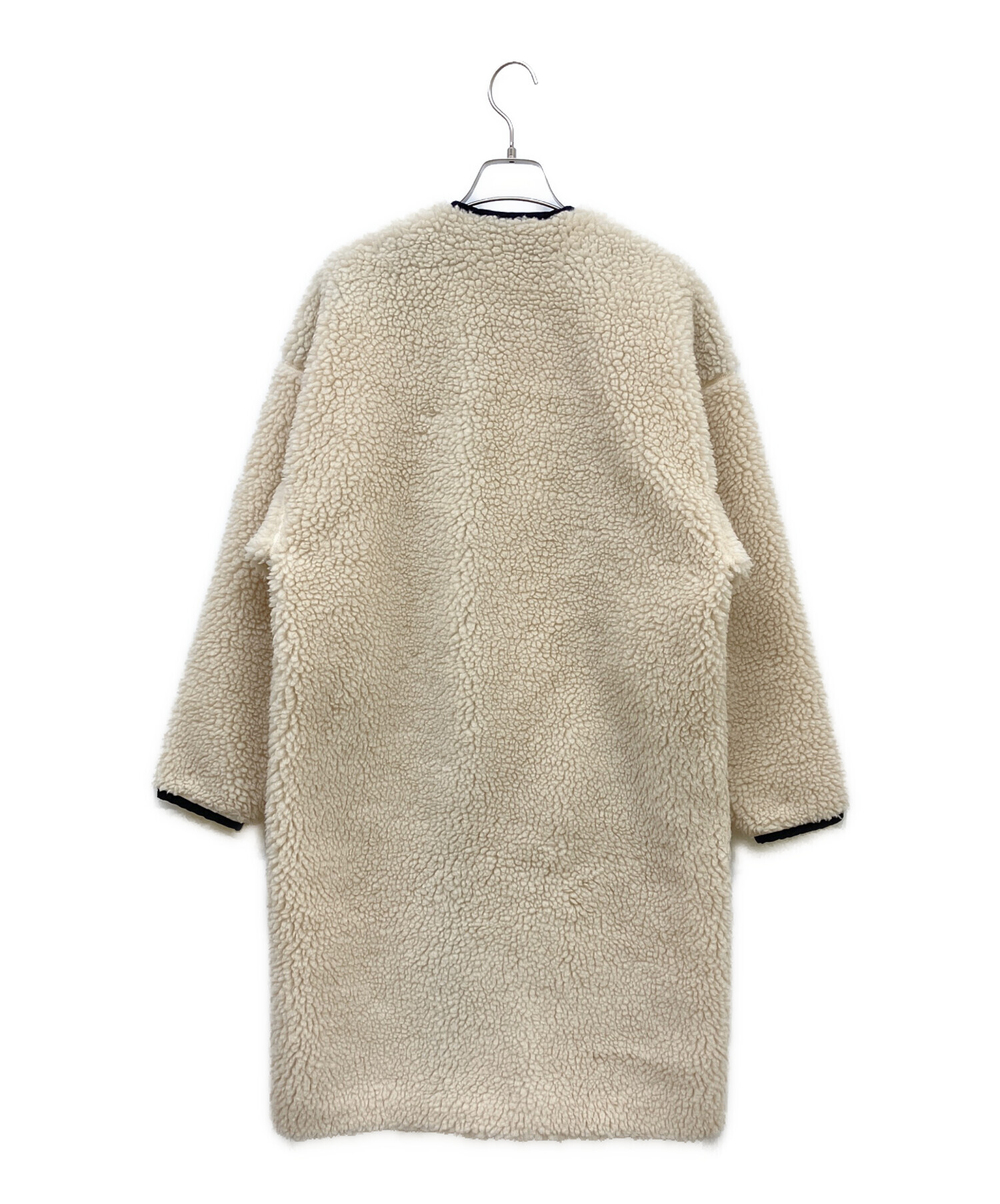 中古・古着通販】HYKE (ハイク) FAUX SHEARLING COAT ベージュ サイズ