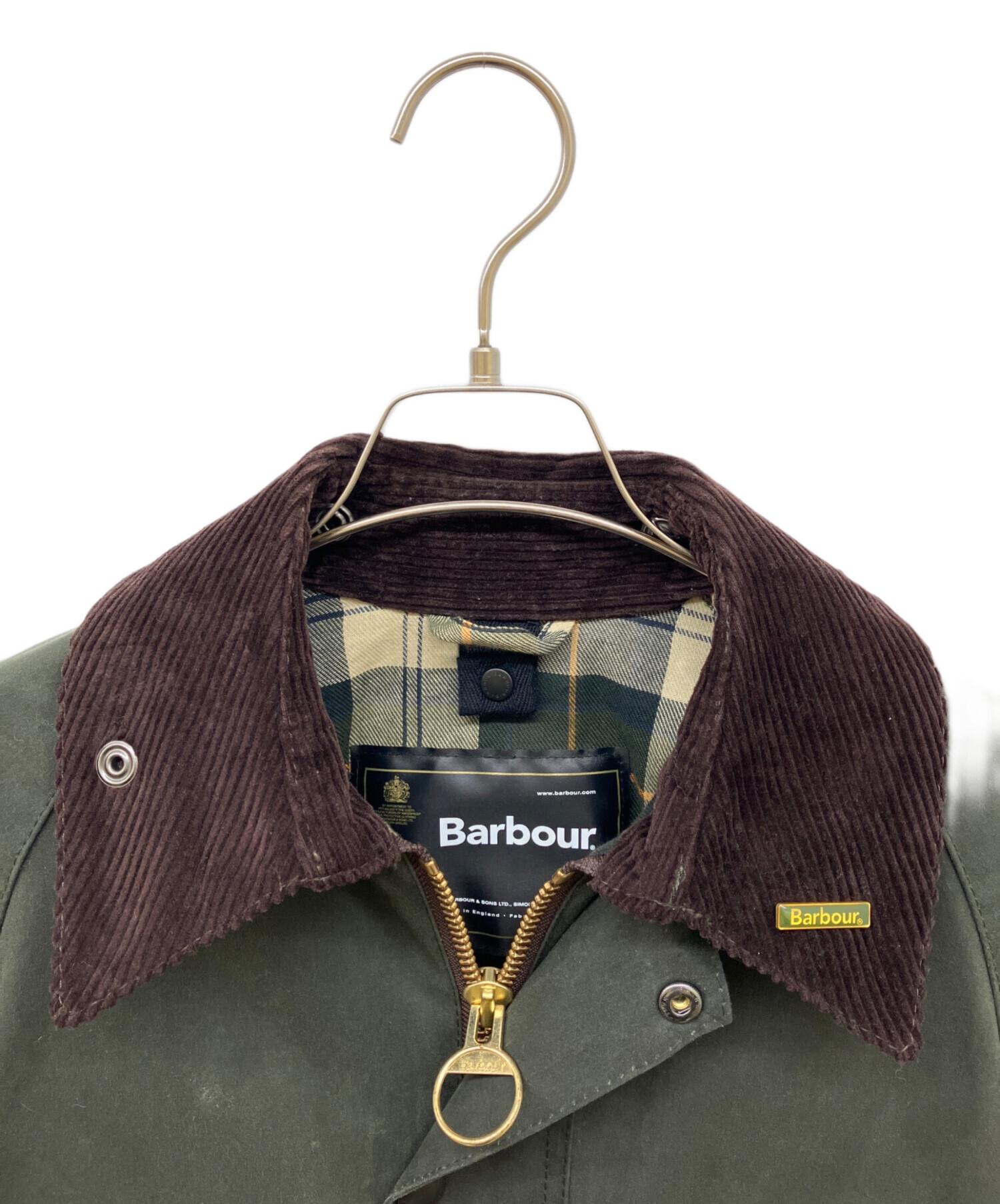 中古・古着通販】Barbour (バブアー) BEDALE JACKET オリーブ サイズ