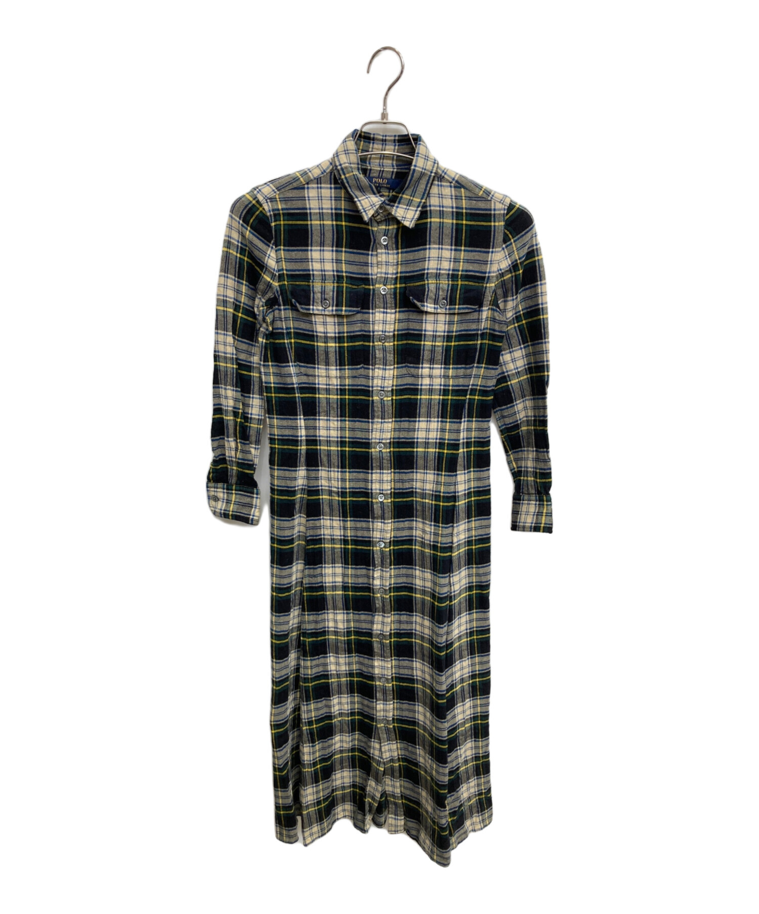 POLO Ralph Lauren チェック柄長袖シャツワンピース　他2点セット 中古・古着通販】POLO RALPH LAUREN (ポロ・ラルフローレン) チェック