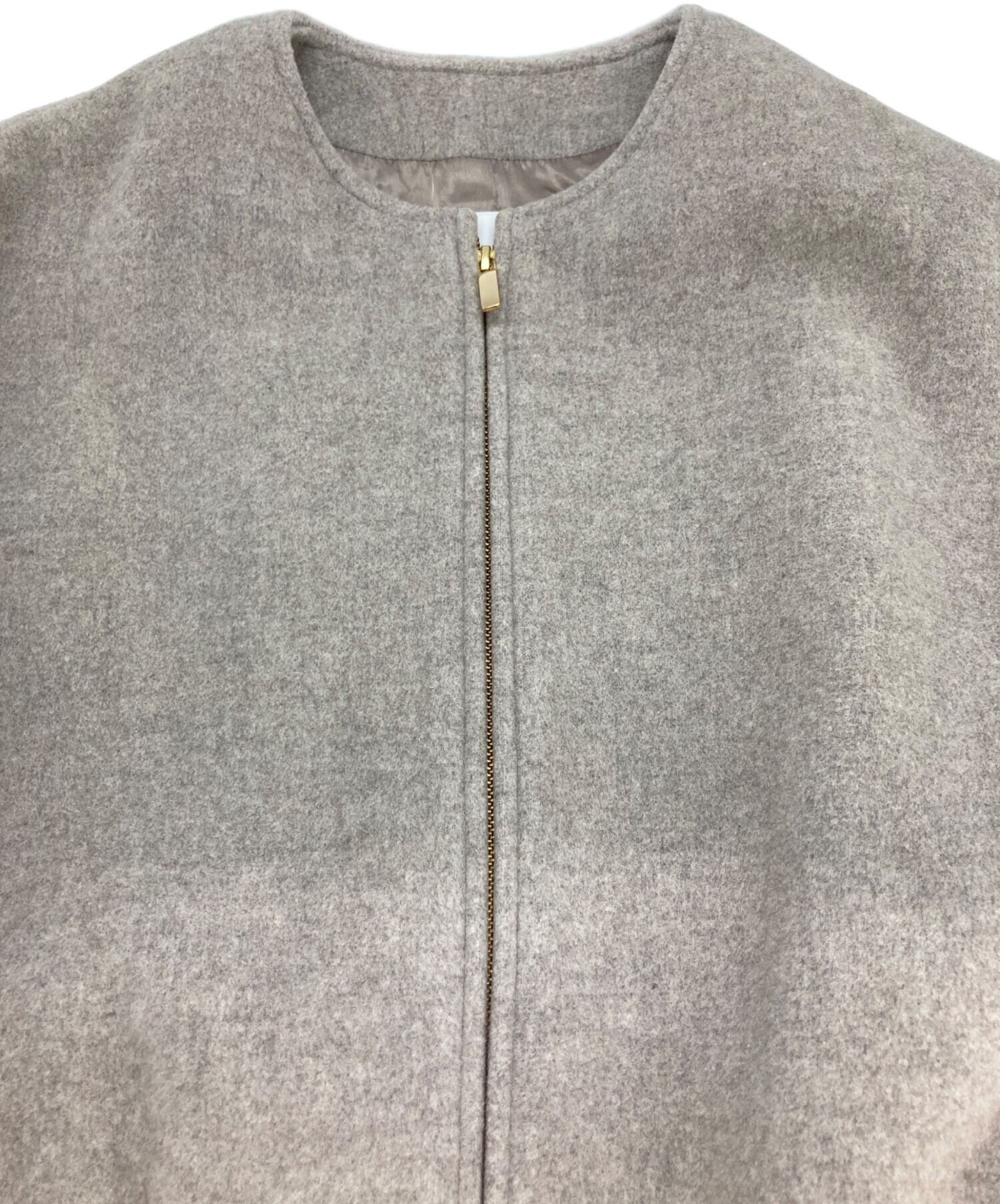 中古・古着通販】Noble (ノーブル) MTRカラーレスジップショートコート