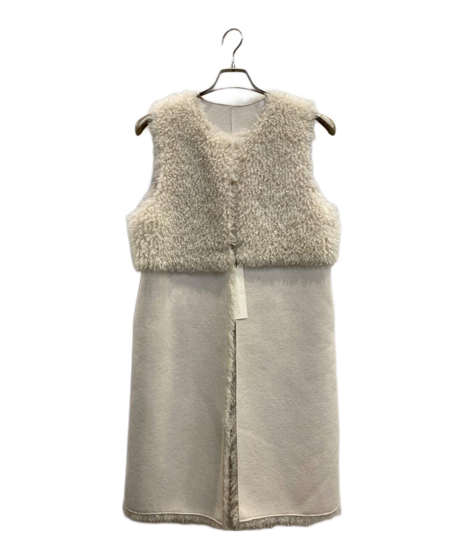 アルアバイル　リバーシブルボアロングジレ　02 M リバーシブルボアロングジレ | allureville (Women)/アルアバイル