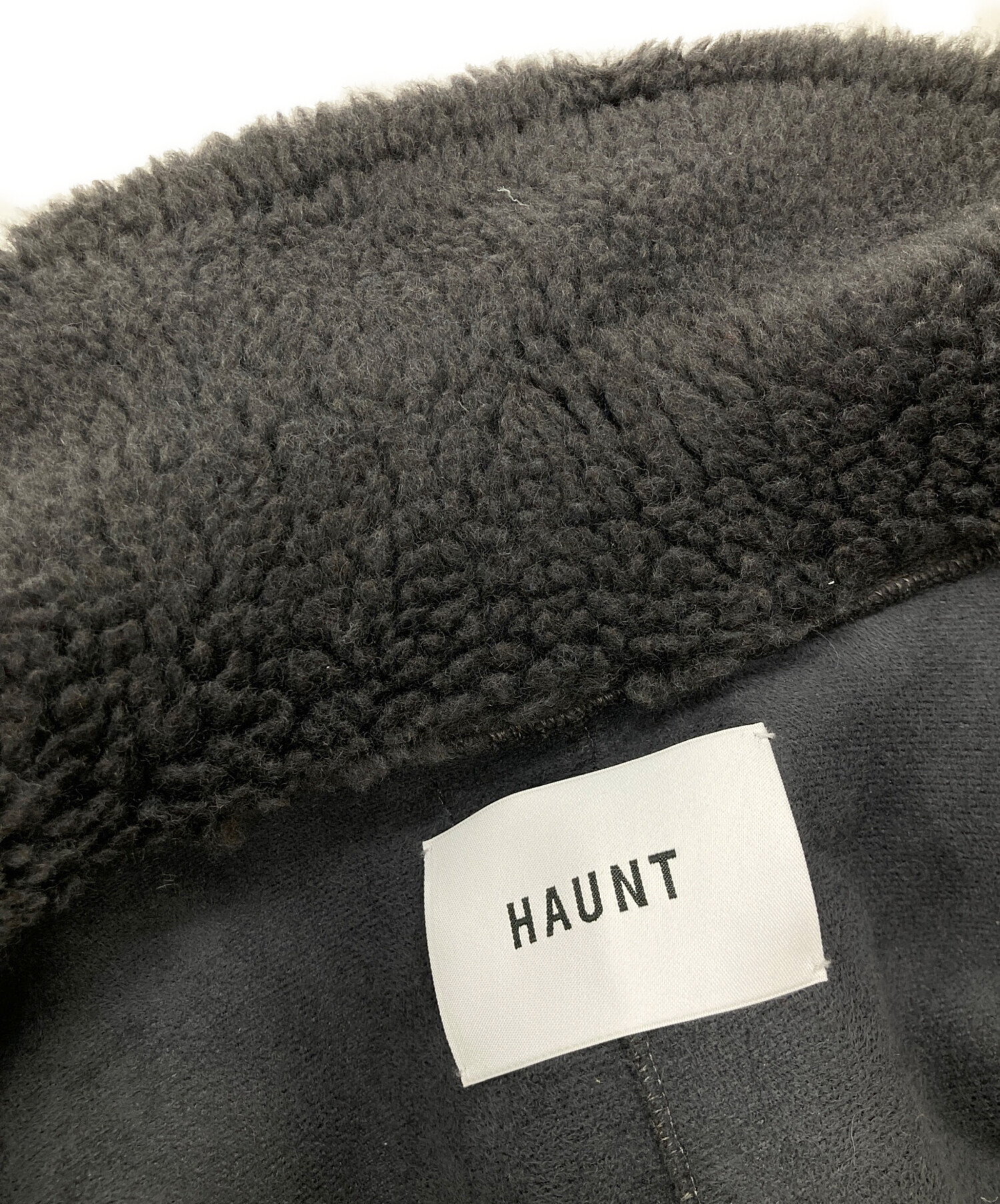 中古・古着通販】haunt (ハウント) BOA LONG COAT/ボアロングコート