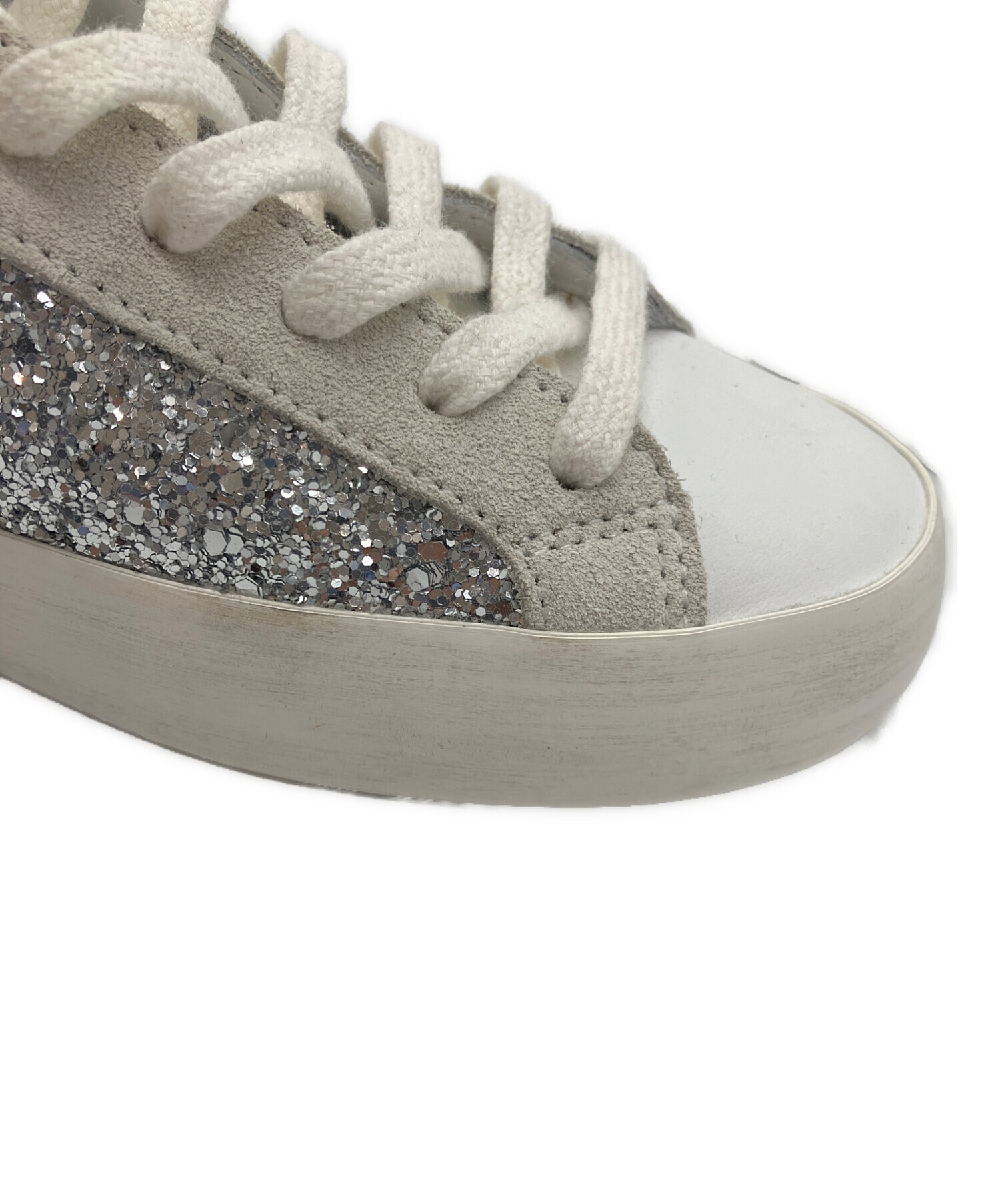 中古・古着通販】D.A.T.E. (デイト) HILL LOW GLITTER SILVER シルバー 