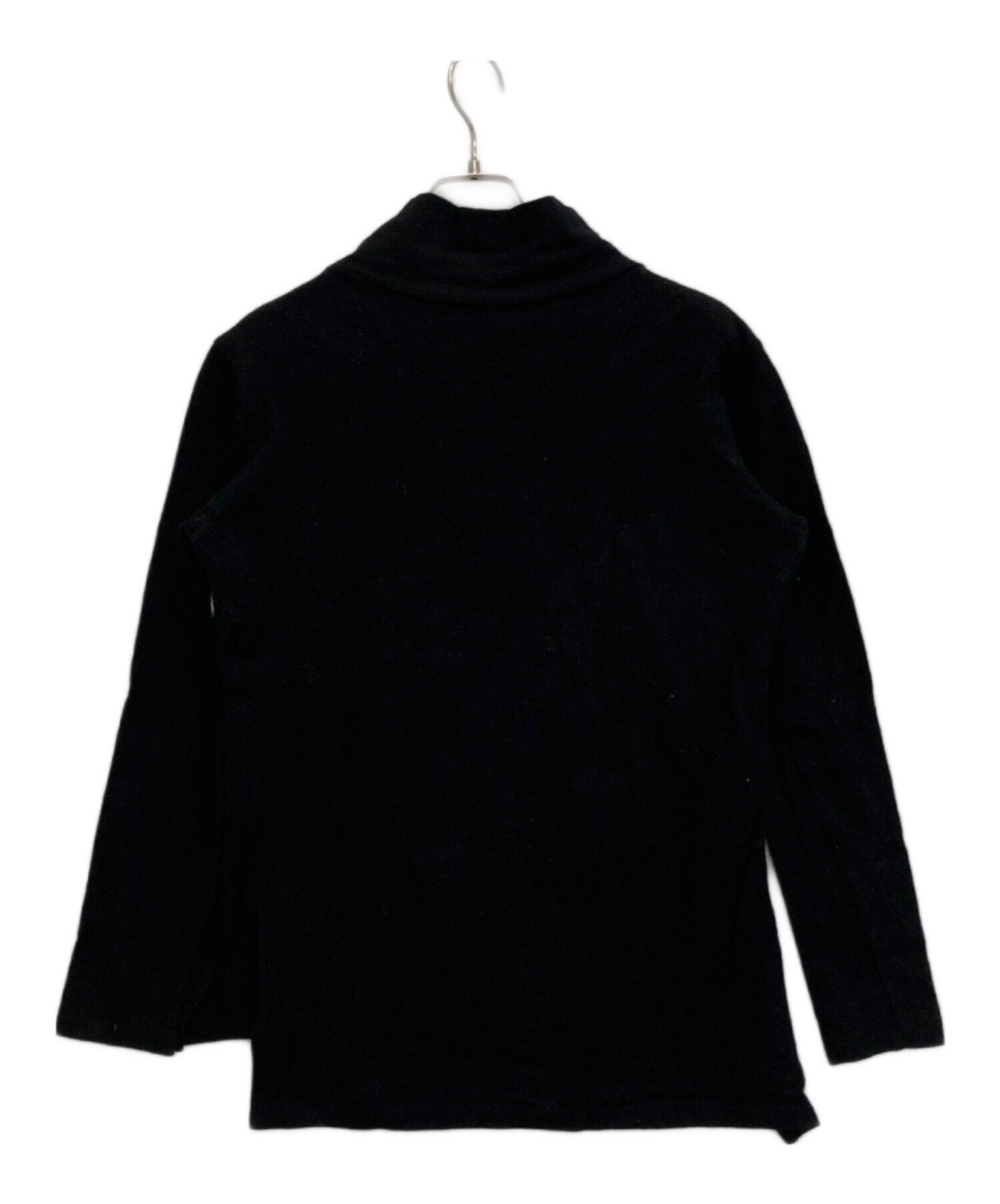 ワイズ　ヨウジヤマモト ブラック　カットソー　美品 中古・古着通販】YOHJI YAMAMOTO (ヨウジヤマモト) モックネック